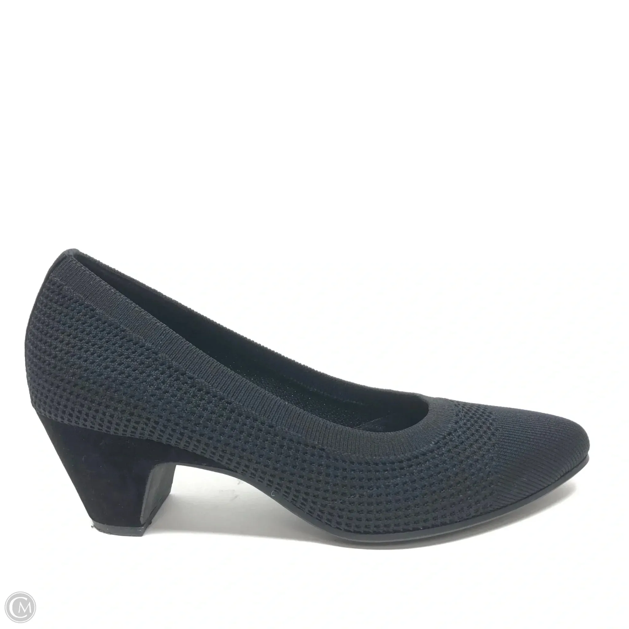 Street Ready Heeled Boots Shoes Heels Block By Eileen Fisher In Black, Size: 9