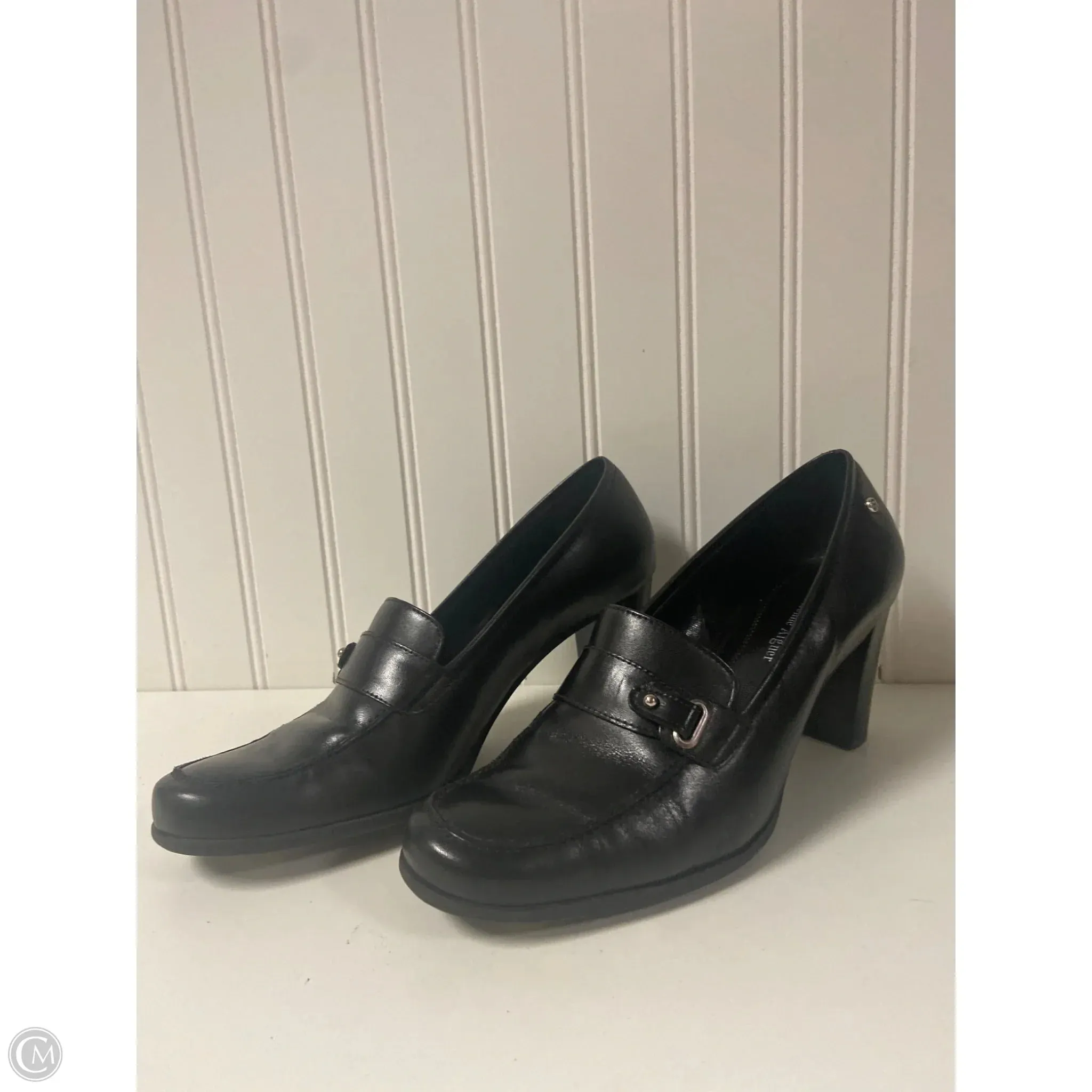 Durable Construction Luxe Footwear Shoes Heels Block By Etienne Aigner In Black, Size: 7.5