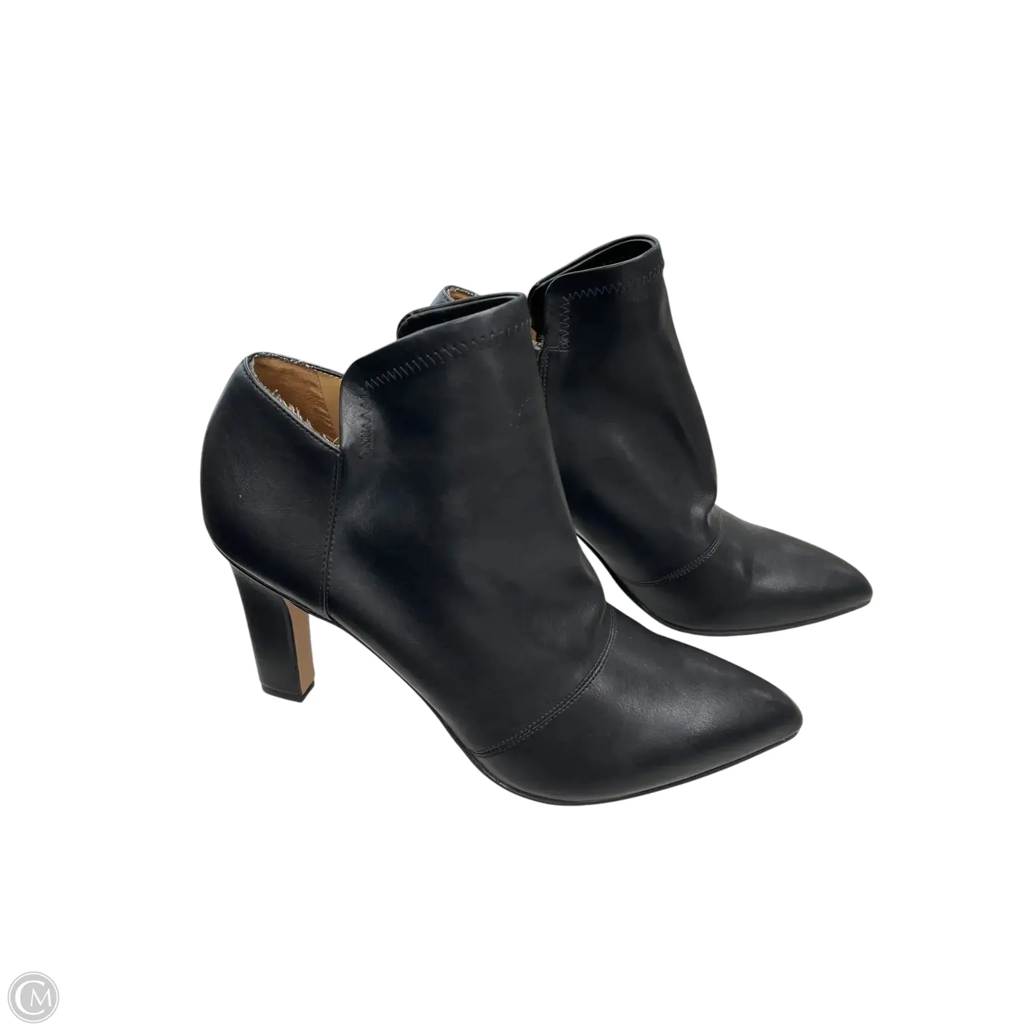 Bold Finish Shoes Heels Block By Franco Sarto In Black, Size: 8.5