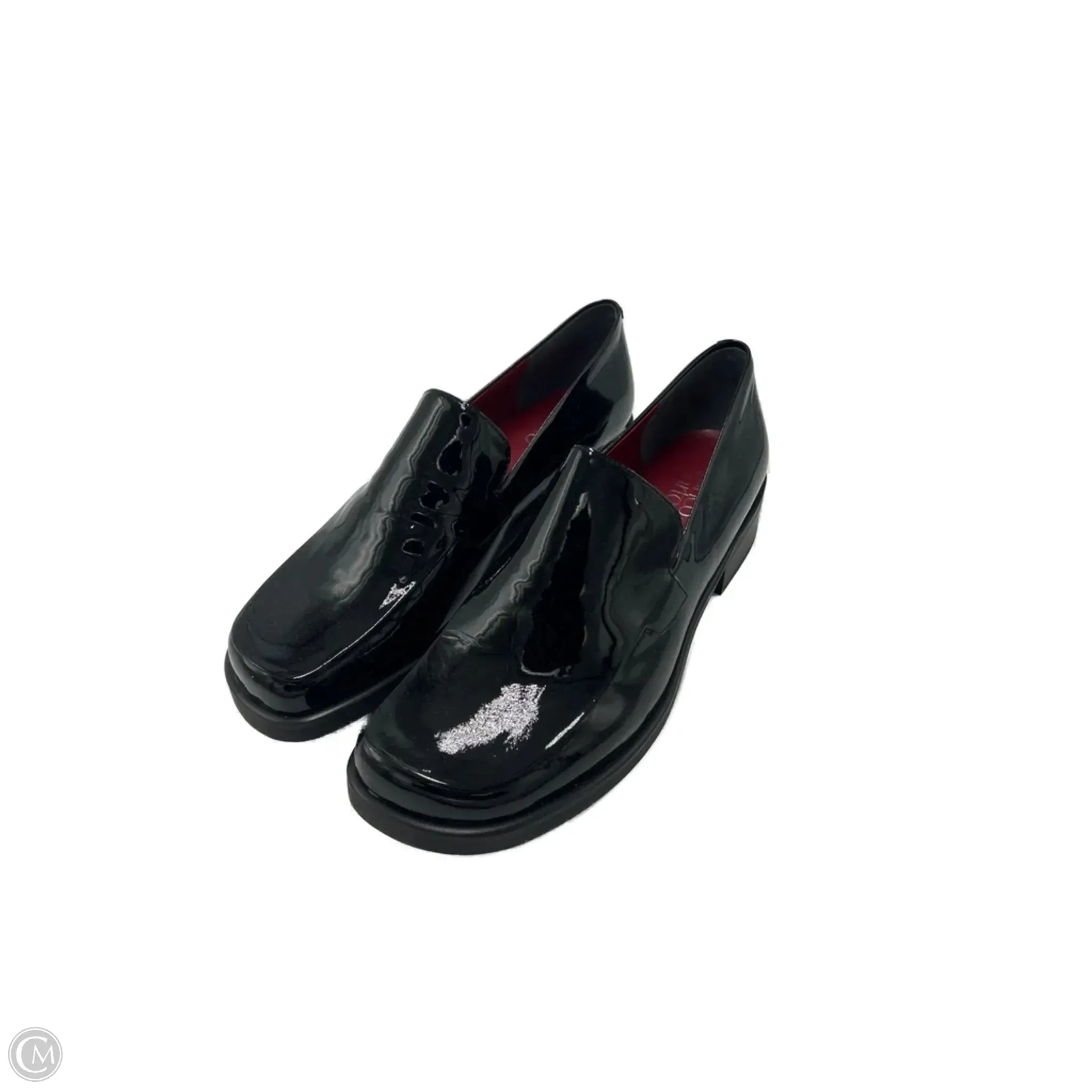 Heeled Boots Flirty Mood Shoes Heels Block By Franco Sarto In Black, Size: 9.5