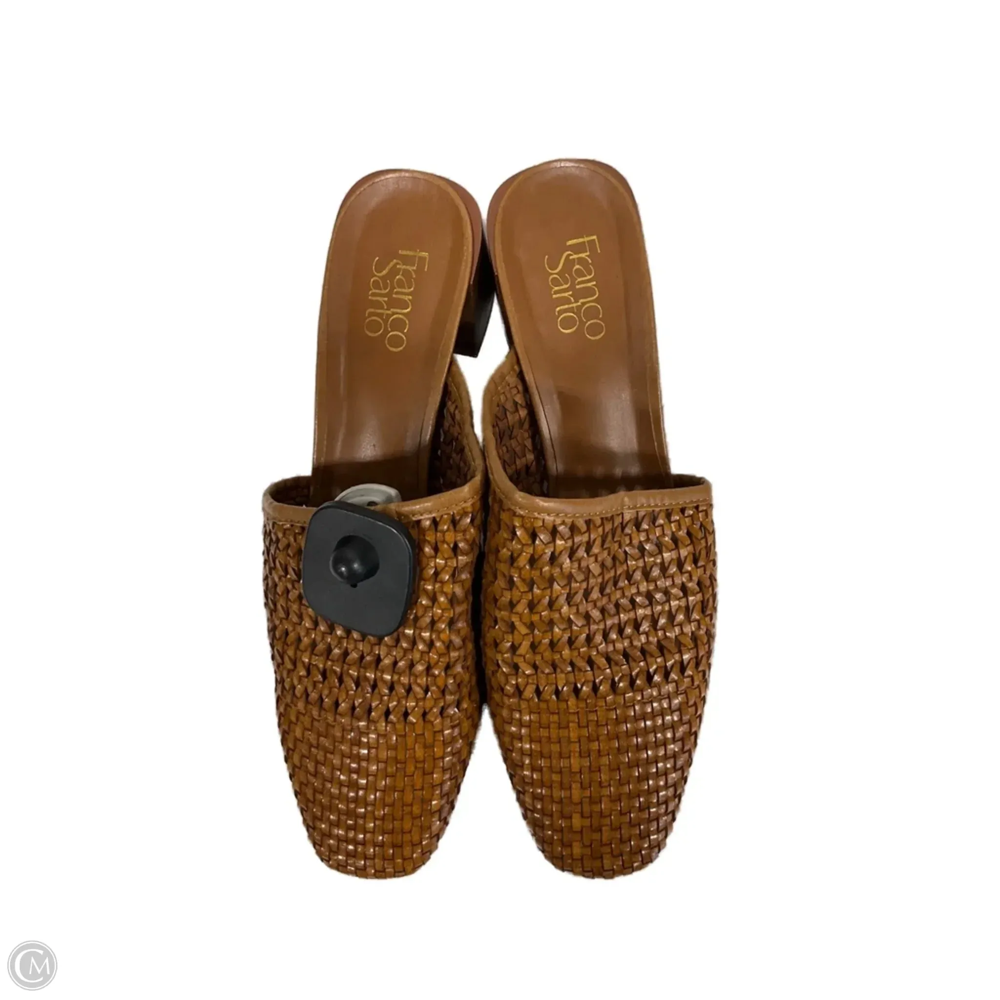 Summer Heels Shoes Heels Block By Franco Sarto In Brown, Size: 9