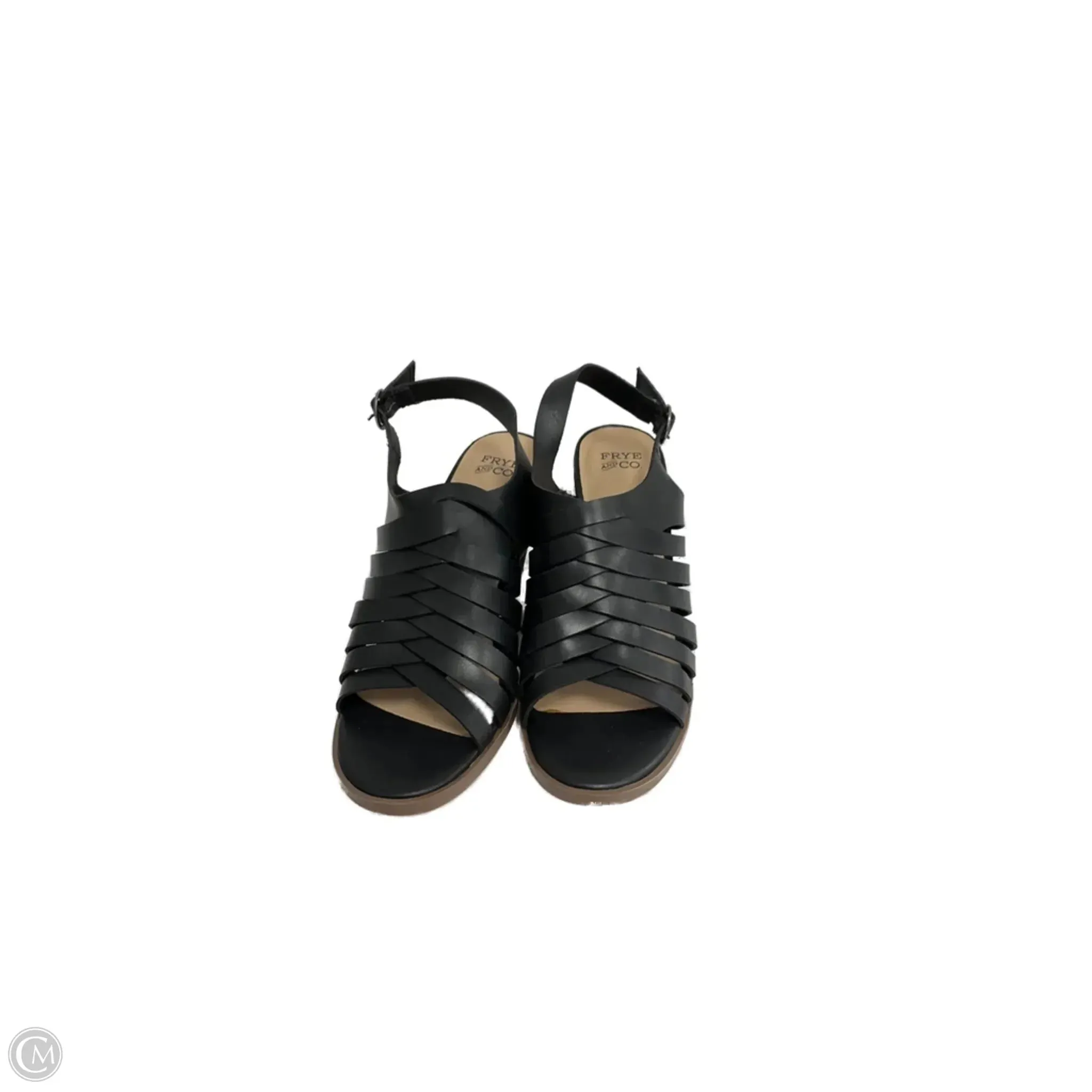 Trendy Mood Shoes Heels Block By Frye And Co In Black, Size: 7.5