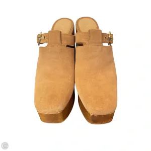 Smart Vibe Shoes Heels Block By Gianni Bini In Tan, Size: 8