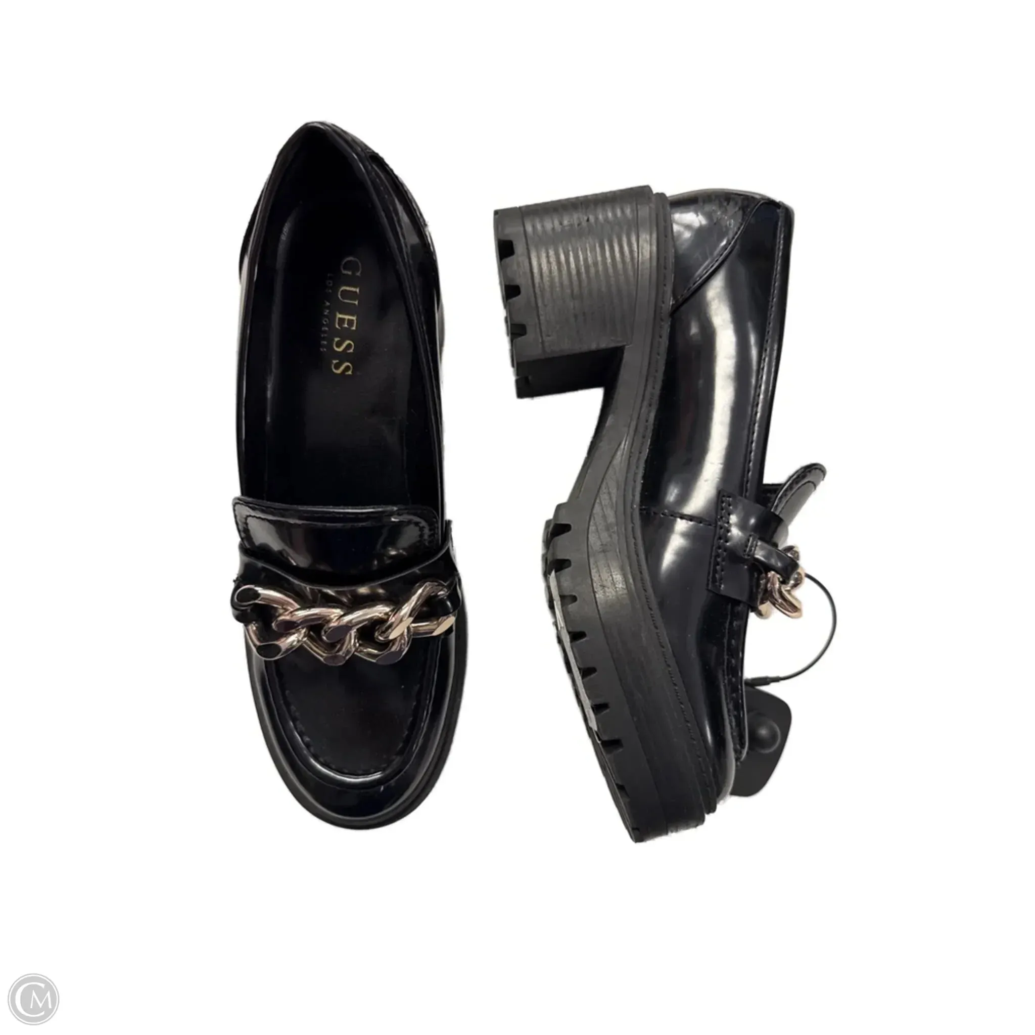 Pink Stiletto Heels Slip-On Pumps Shoes Heels Block By Guess In Black, Size: 7.5