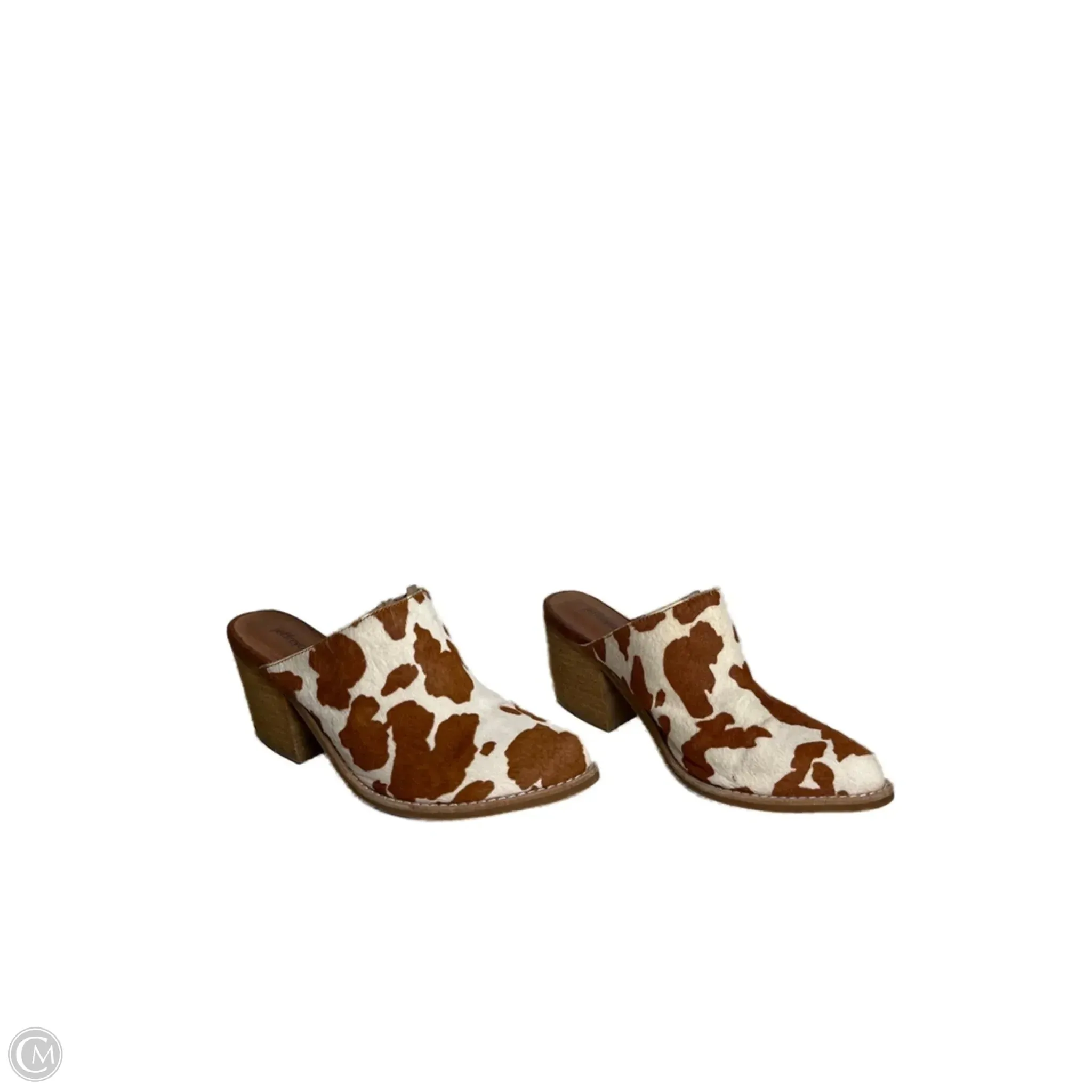 Shoes Heels Block By Jeffery Campbell In Animal Print, Size: 6.5 Tuxedo Heels