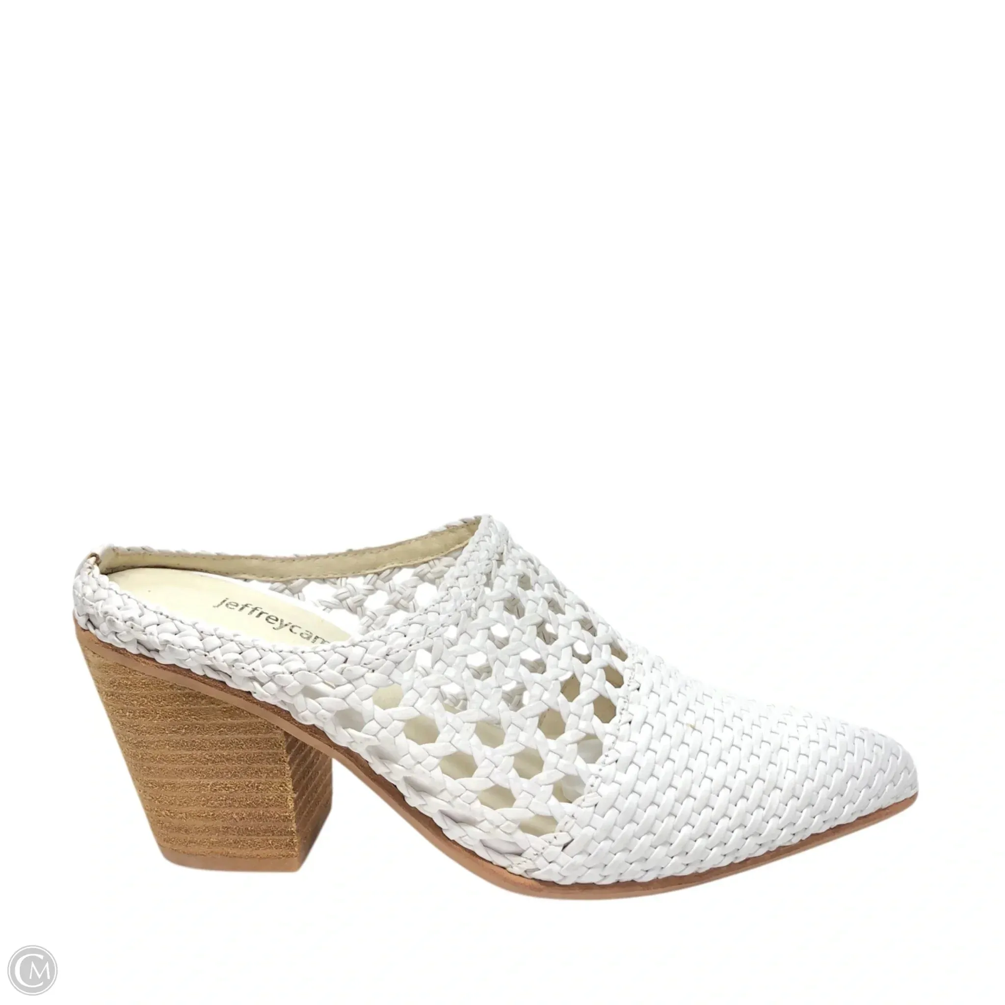 Shoes Heels Block By Jeffery Campbell In White, Size: 6 Open Toe