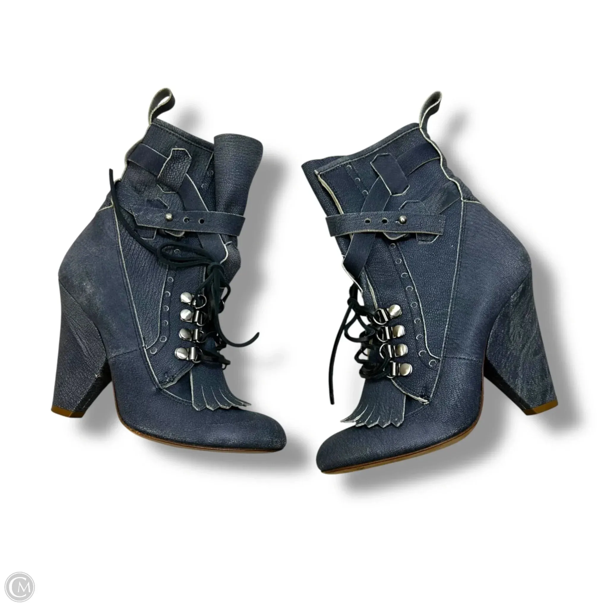 Shoes Heels Block By Jerome C. Rousseau In Blue, Size: 5.5 Wedding Heels