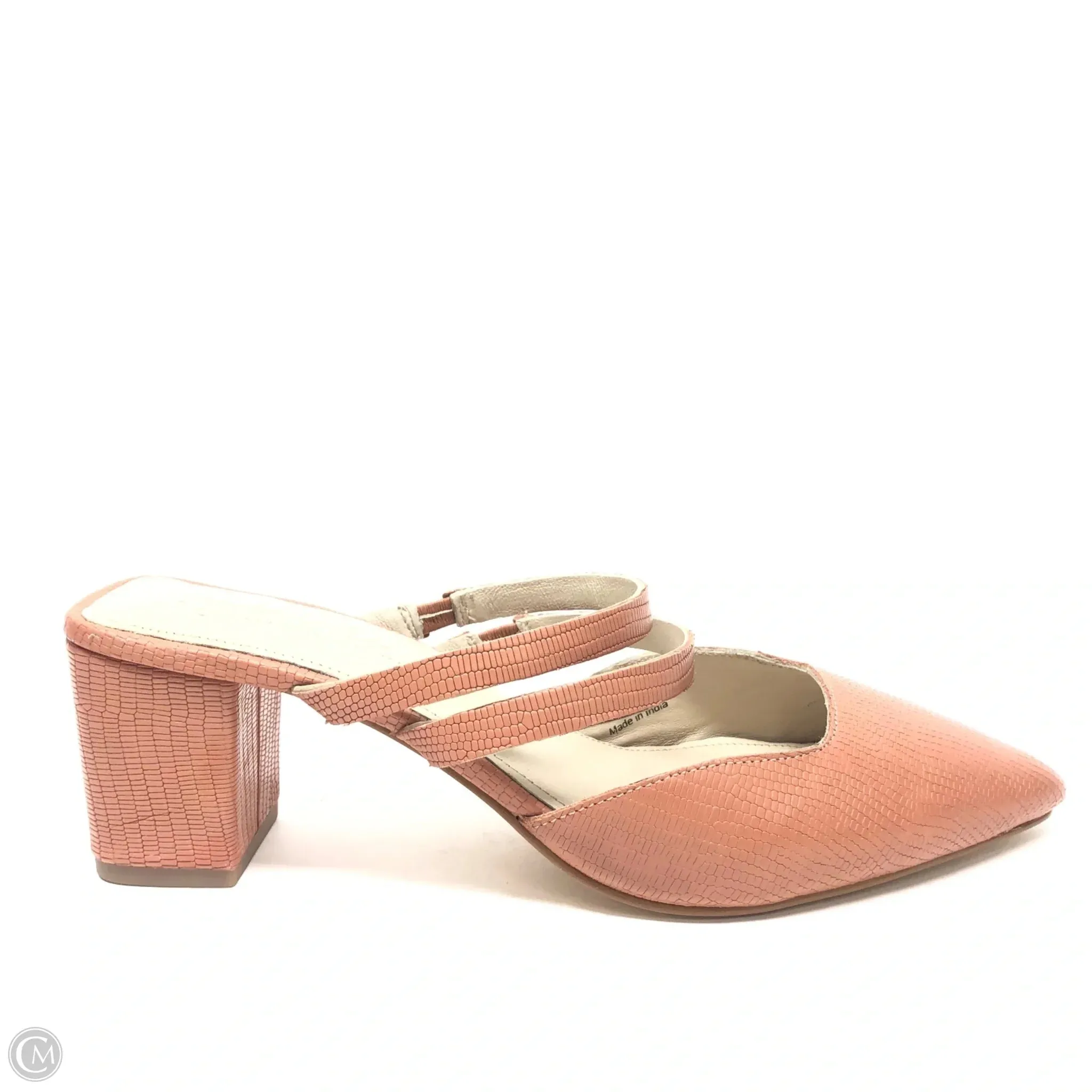 Shoes Heels Block By Journee In Mauve, Size: 10 Good flexibility
