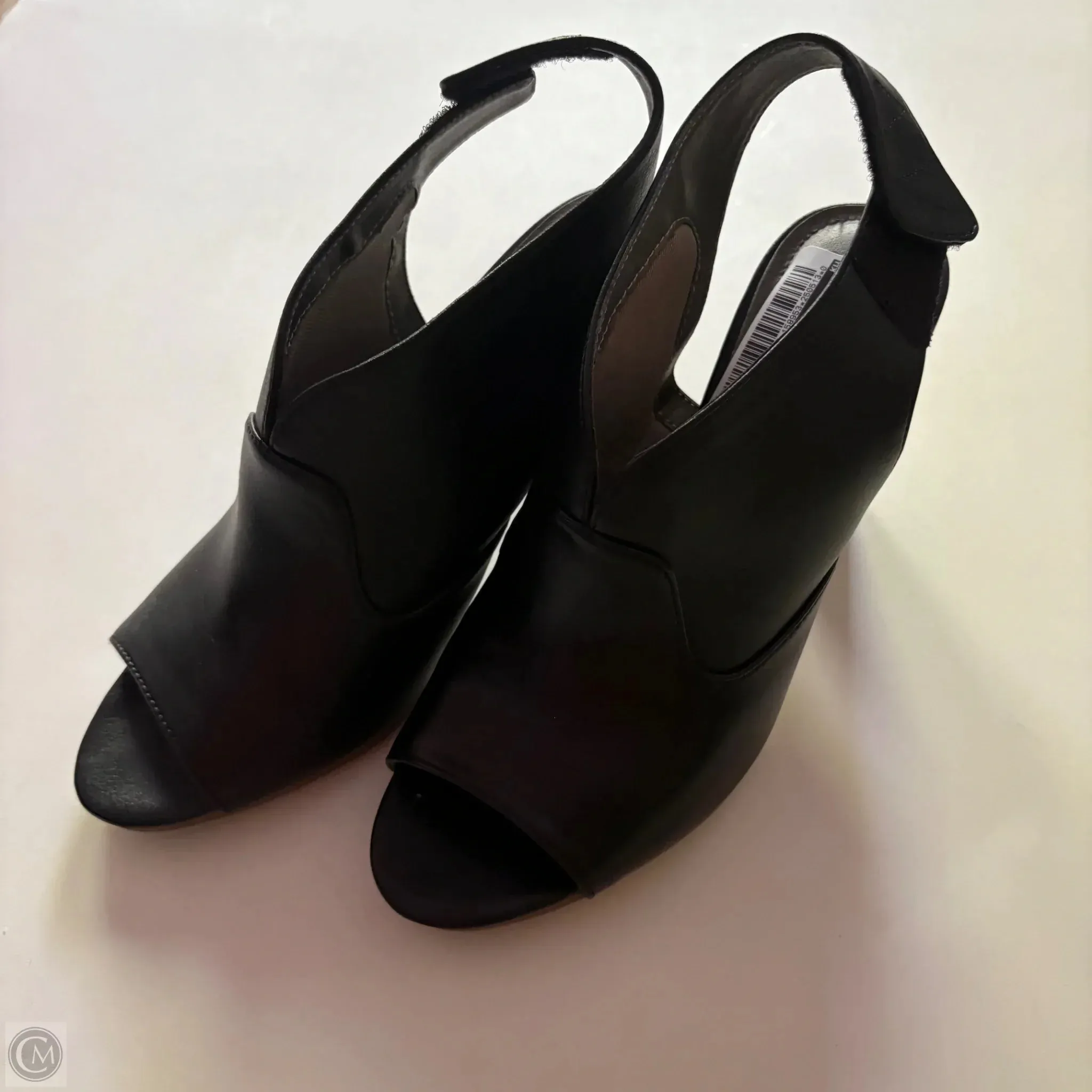 Shoes Heels Block By Life Stride In Black, Size: 6.5 Flattering Fit Open Toe Heels