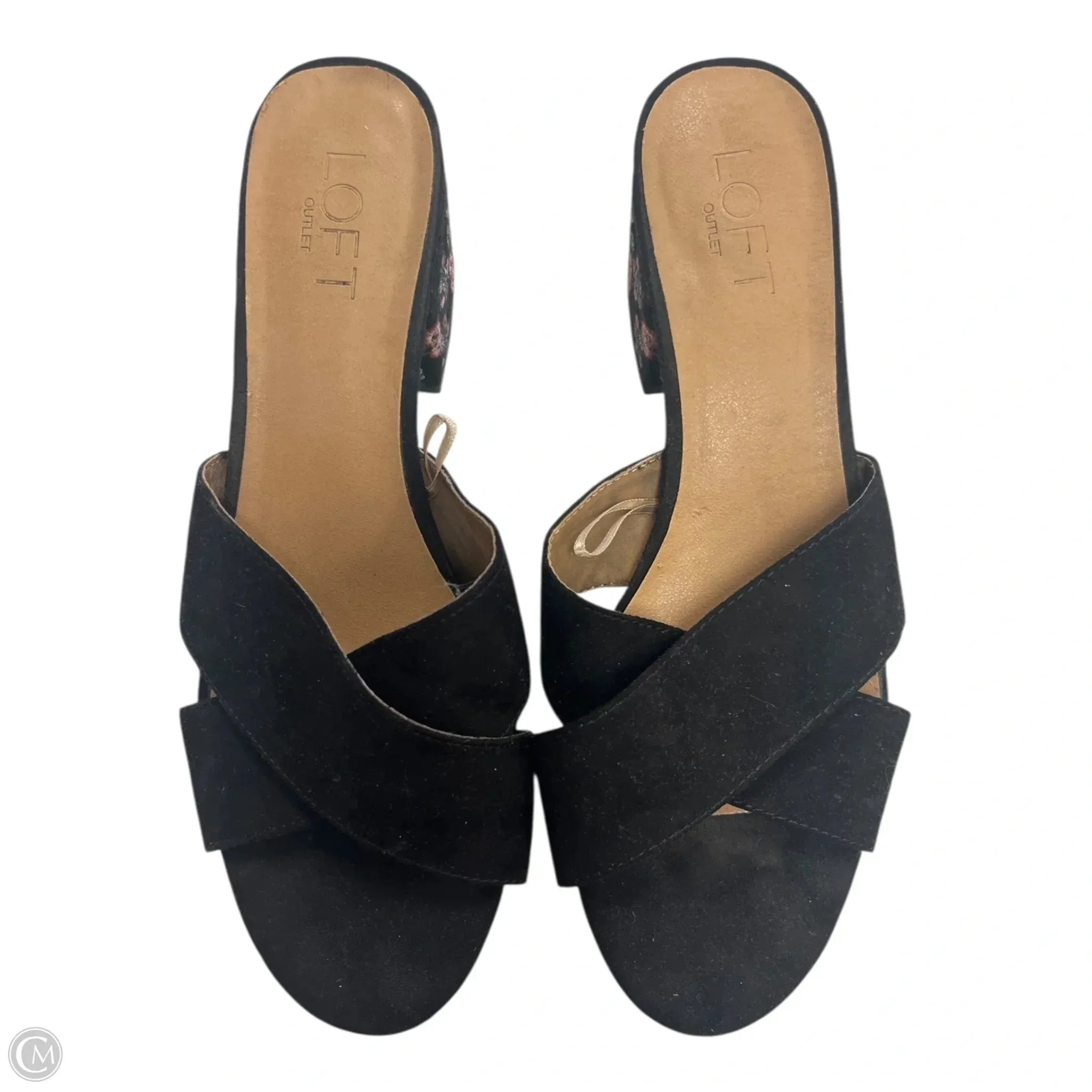 Shoes Heels Block By Loft In Black, Size: 8 quick dry Formal Sandals