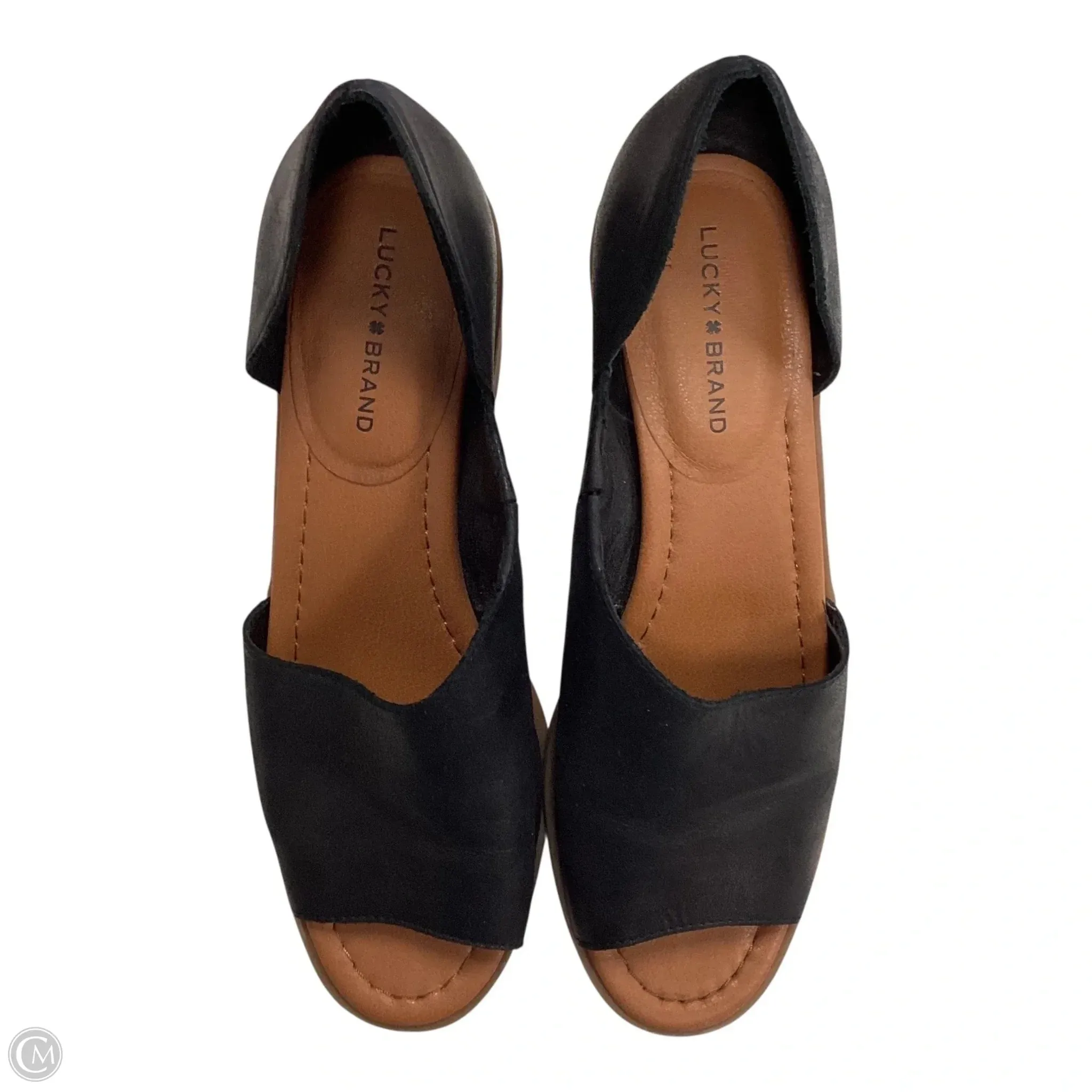 Shoes Heels Block By Lucky Brand In Black, Size: 8 Graceful Vibe Smart High Heels