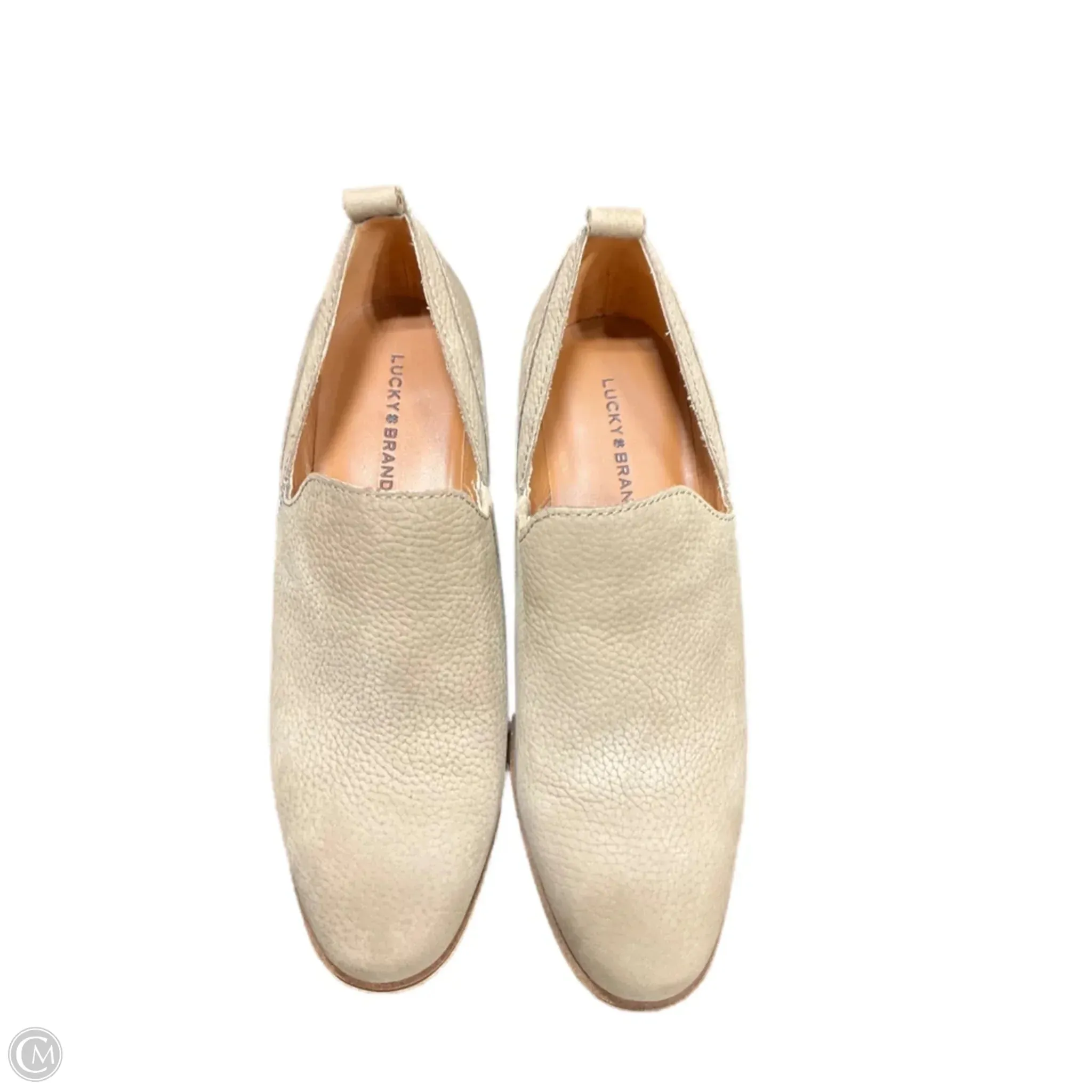 Shoes Heels Block By Lucky Brand In Tan, Size: 7 Classic Heels Comfortable Pumps