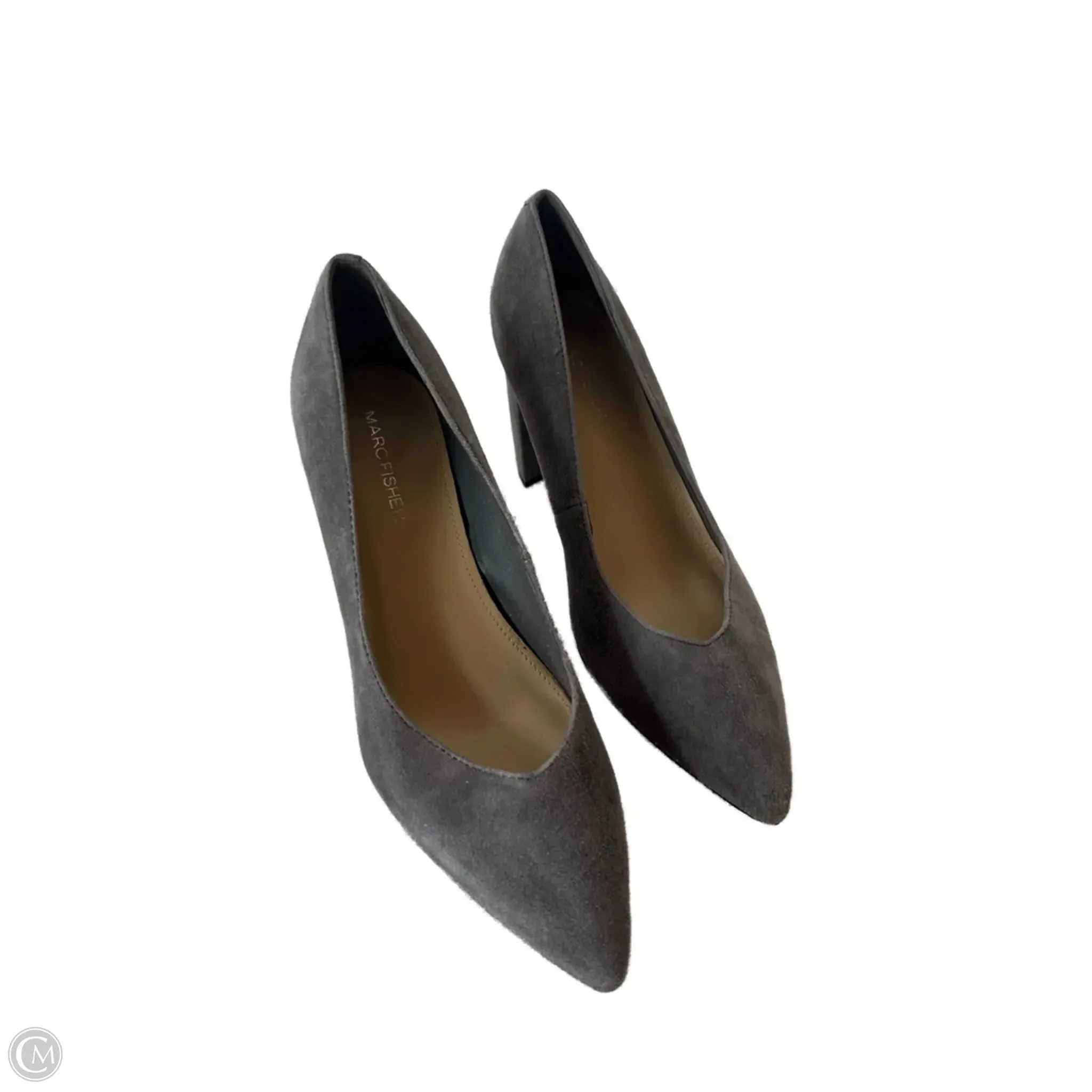 Shoes Heels Block By Marc Fisher In Grey, Size: 7.5 City Life