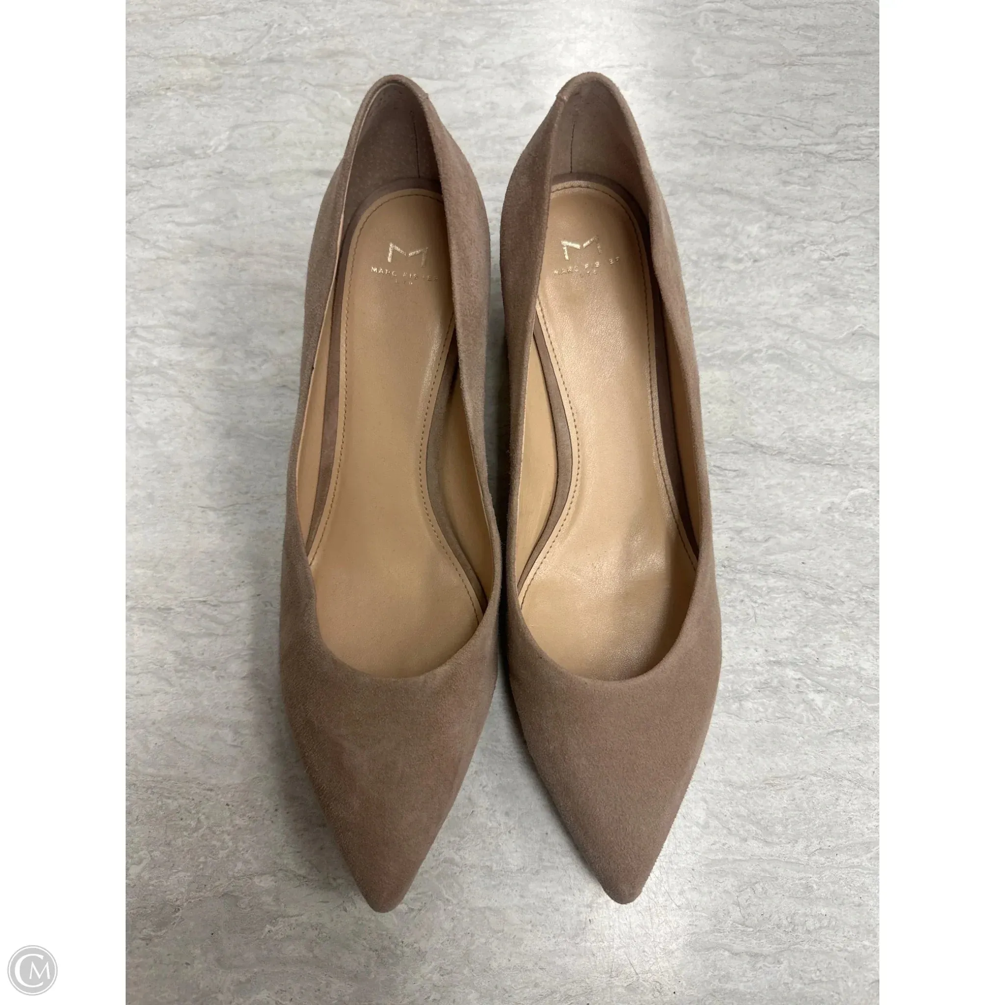Shoes Heels Block By Marc Fisher In Tan, Size: 9.5 Fashion Heels for Fall