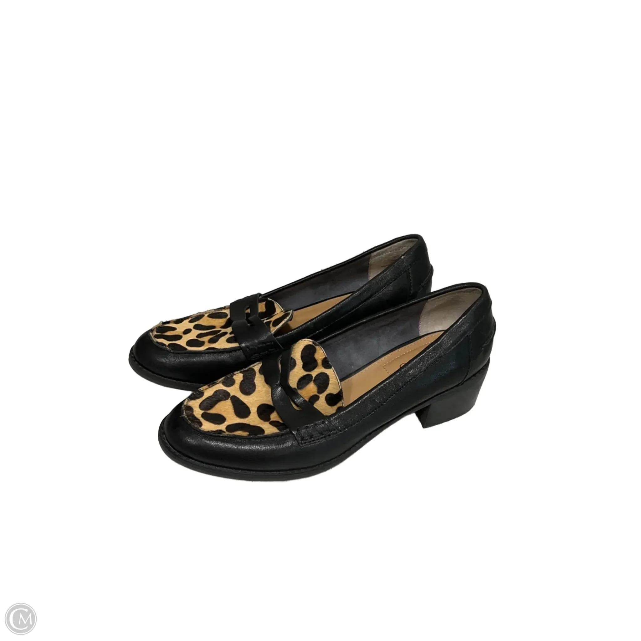 Special Occasion Shoes Shoes Heels Block By Me Too In Leopard Print, Size: 9.5