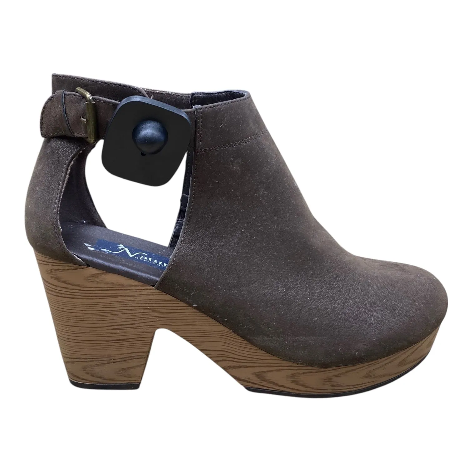 Shoes Heels Block By Natural Reflections In Brown, Size:10 Evening Footwear