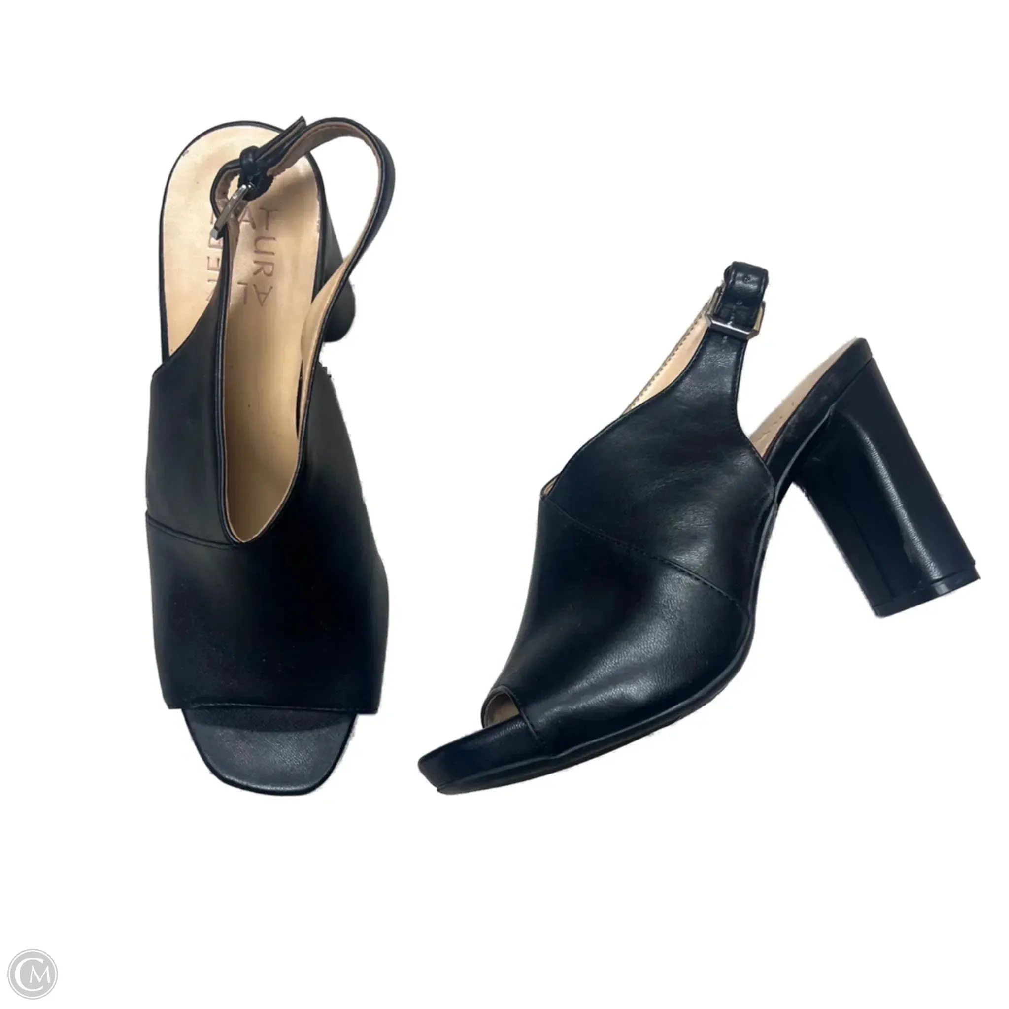 Shoes Heels Block By Naturalizer In Black, Size: 7 Modern Edge Versatile Piece