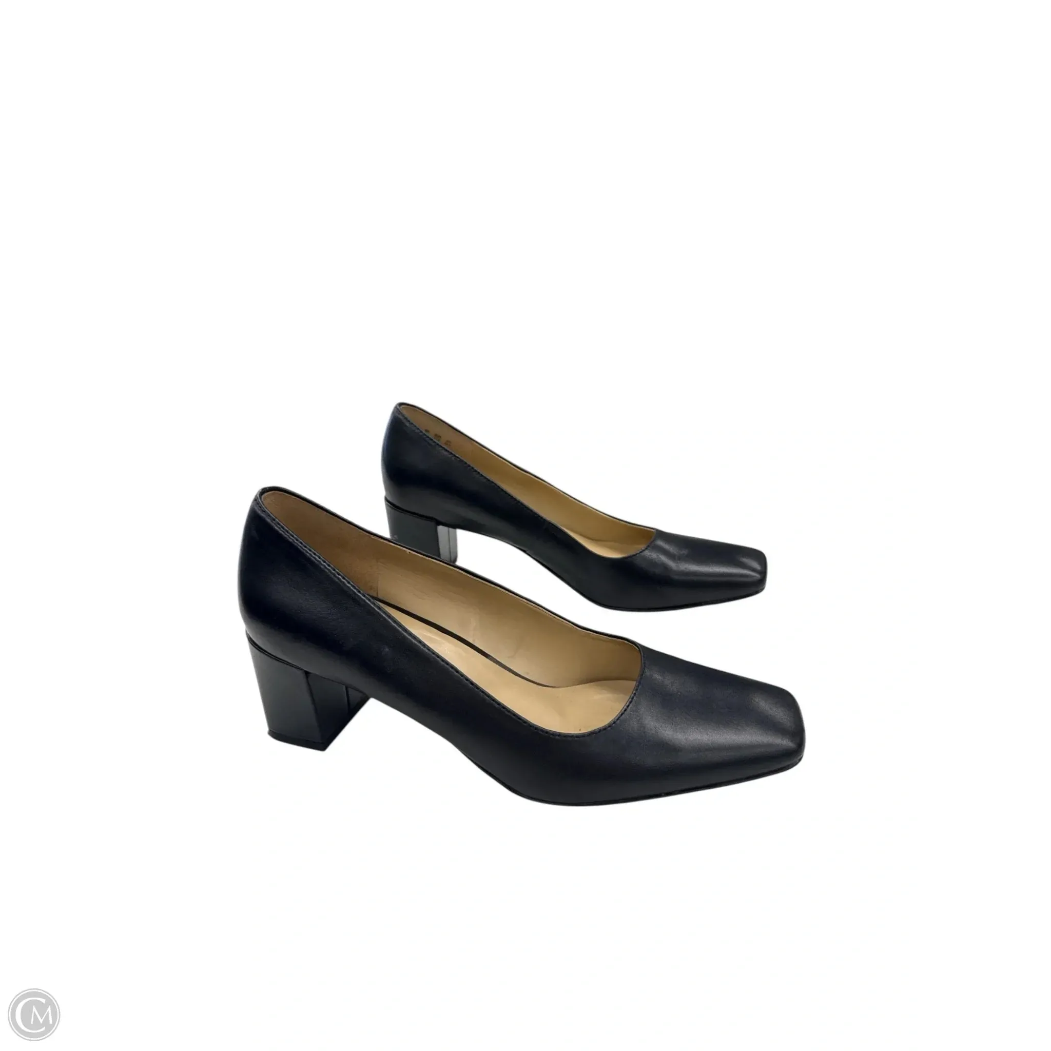 Edgy Profile Dainty Heels Shoes Heels Block By Naturalizer In Black, Size: 7.5