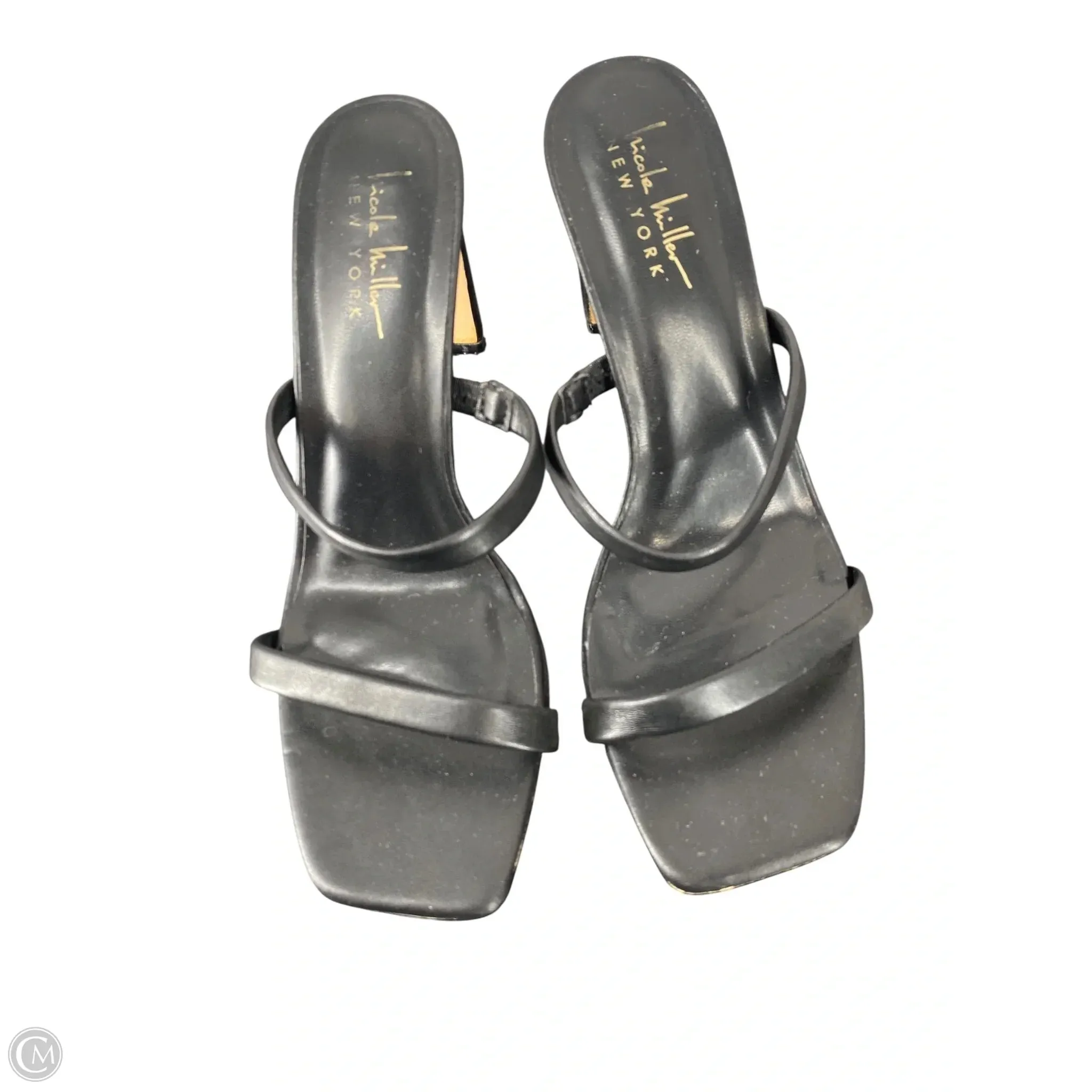 Shoes Heels Block By Nicole By Nicole Miller In Black, Size: 8 Non Slip