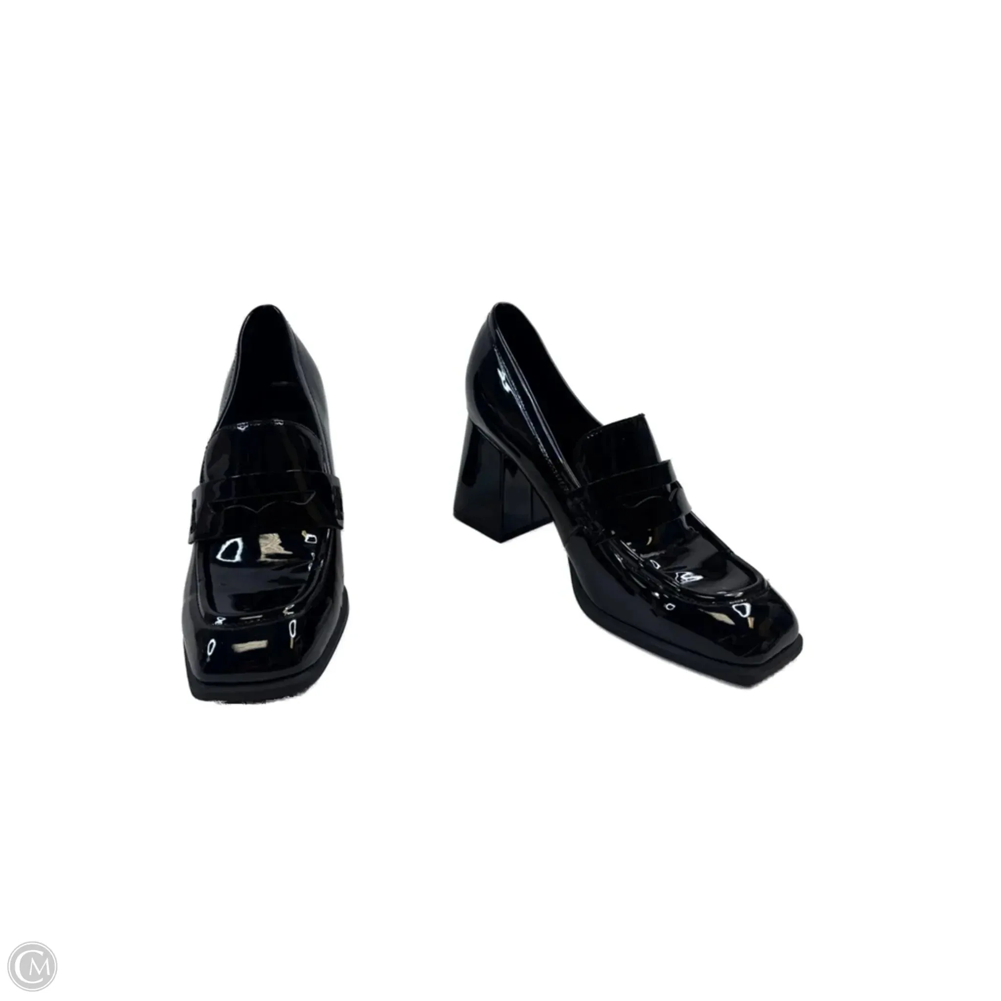 Shoes Heels Block By Nine West Apparel In Black, Size: 8.5 Comfortable Buckle Casual Style