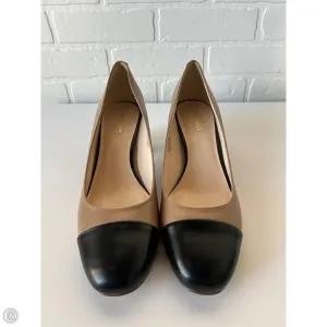 Wide Fit Heels Shoes Heels Block By Nine West In Black & Tan, Size: 11