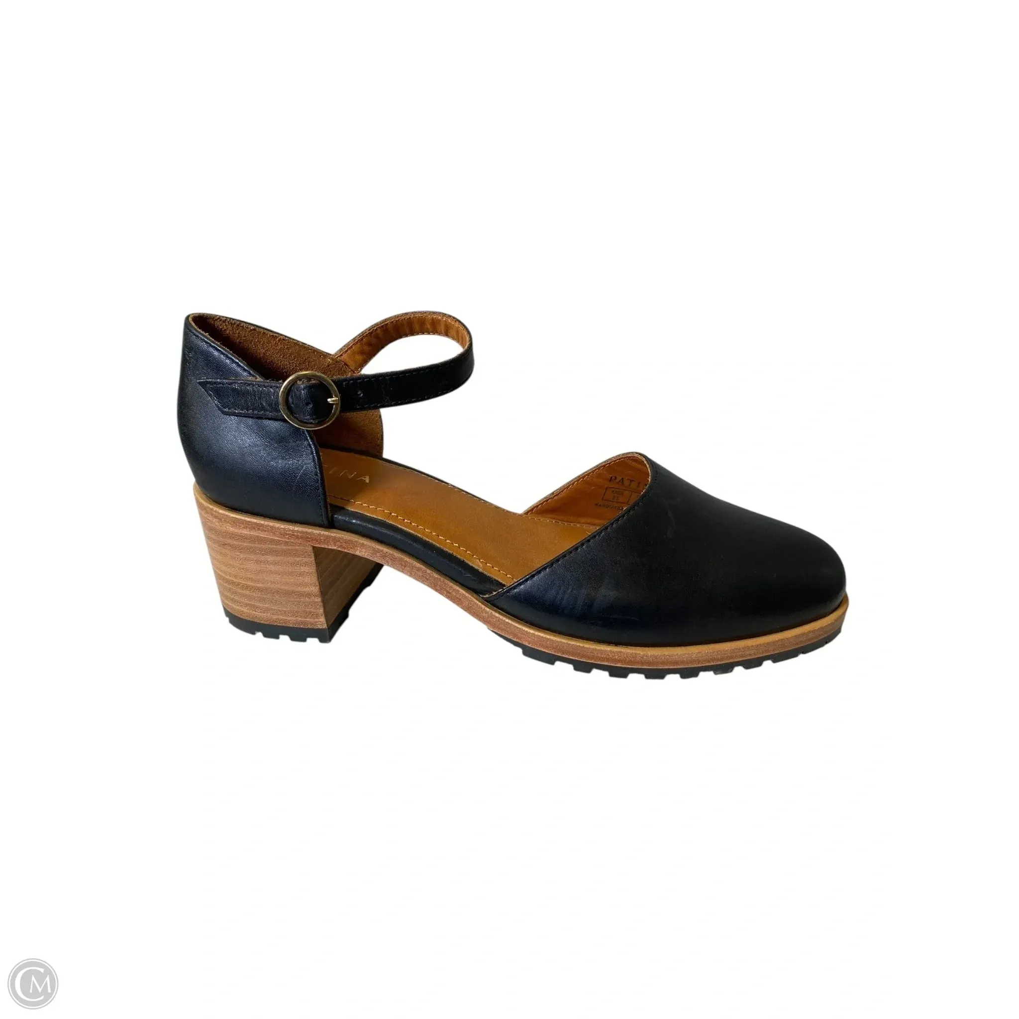 Chic Boots Shoes Heels Block By Patina In Black & Brown, Size: 11