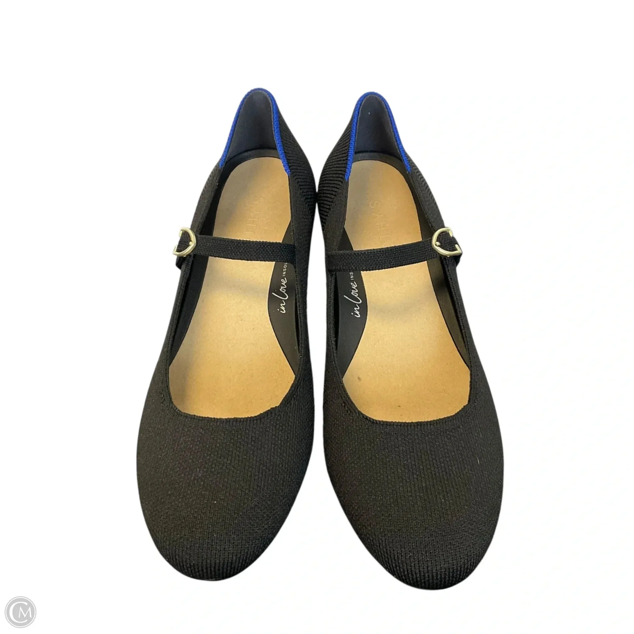 Multi Directional Shoes Heels Block By Rothys In Black, Size: 7