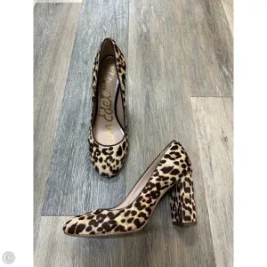 mesh construction Metallic Evening Shoes Shoes Heels Block By Sam Edelman In Animal Print, Size: 6.5