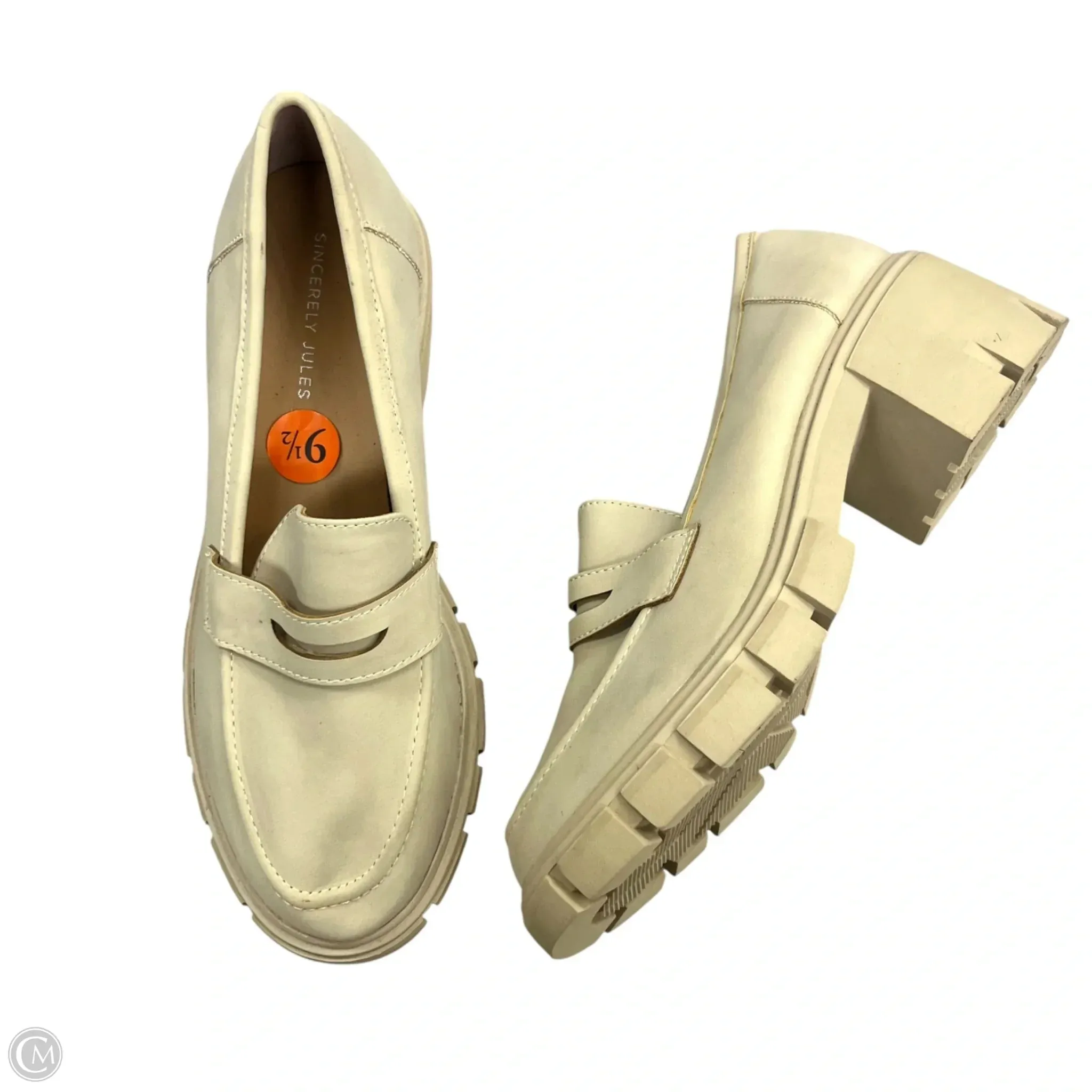 Shoes Heels Block By Sincerely Jules In Beige, Size: 9.5 casual daily wear All-day Comfort