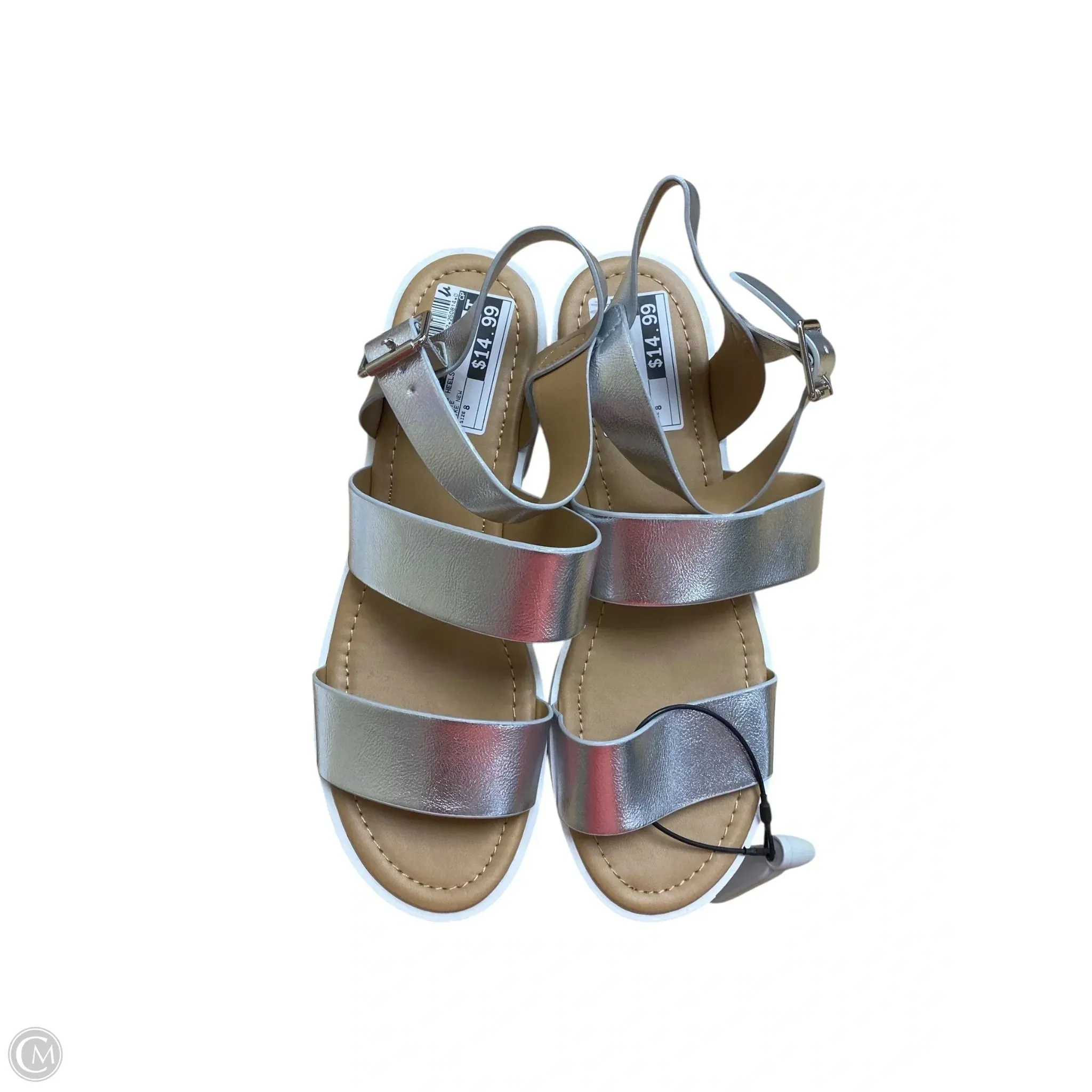 Lightweight Feel Shoes Heels Block By Soda In White, Size: 8