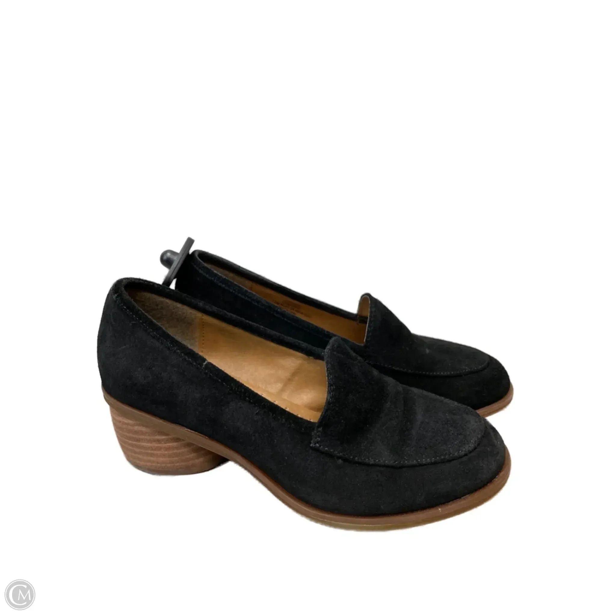Durable Upper Dress Shoes Shoes Heels Block By Sofft In Black & Brown, Size: 7.5
