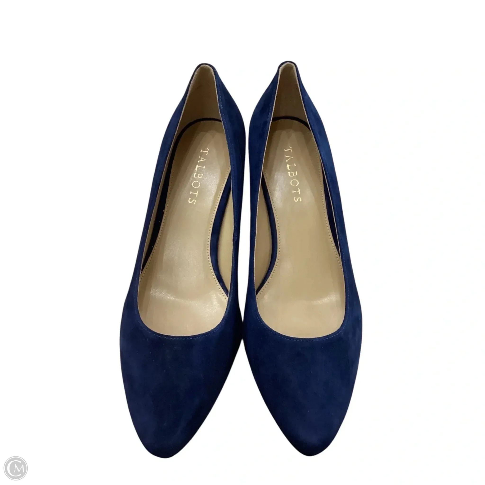 Shoes Heels Block By Talbots In Navy, Size: 9.5 Timeless Footwear Lace-Up Heels