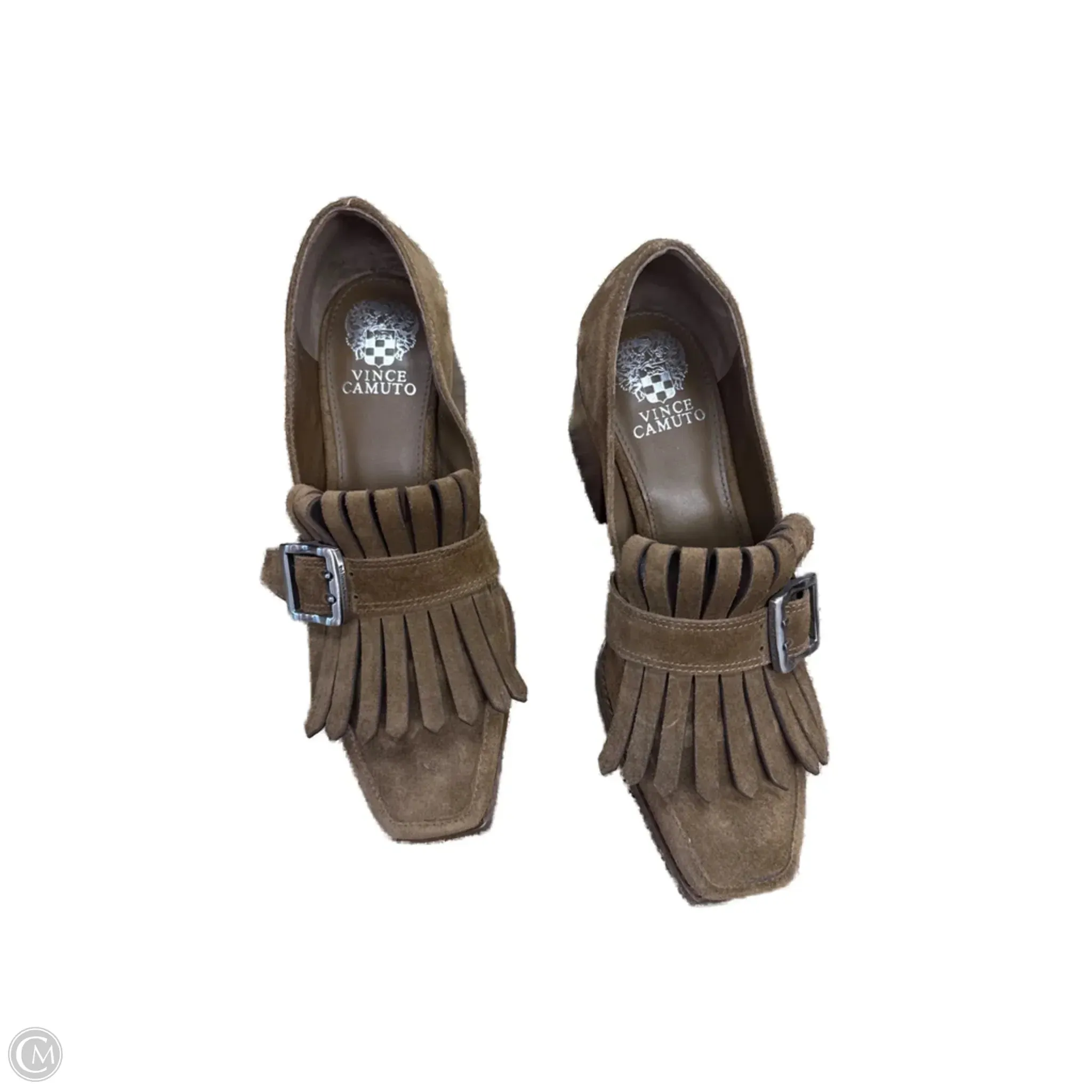 Shoes Heels Block By Vince Camuto In Brown, Size: 9 Soft Design