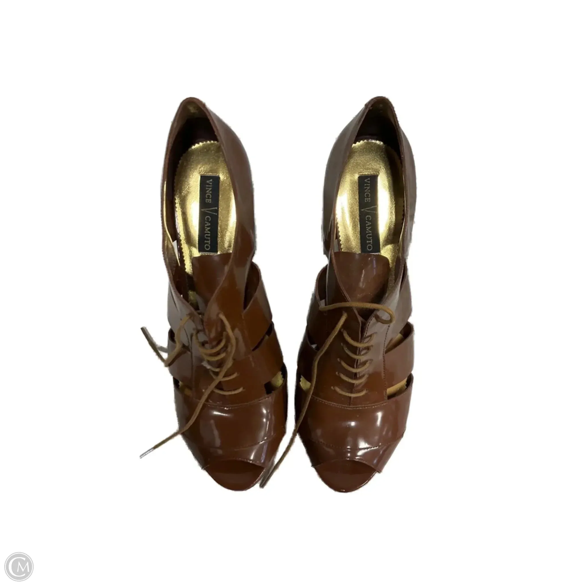 Shoes Heels Block By Vince Camuto In Brown, Size: 9.5 platform sandals Holiday Heels