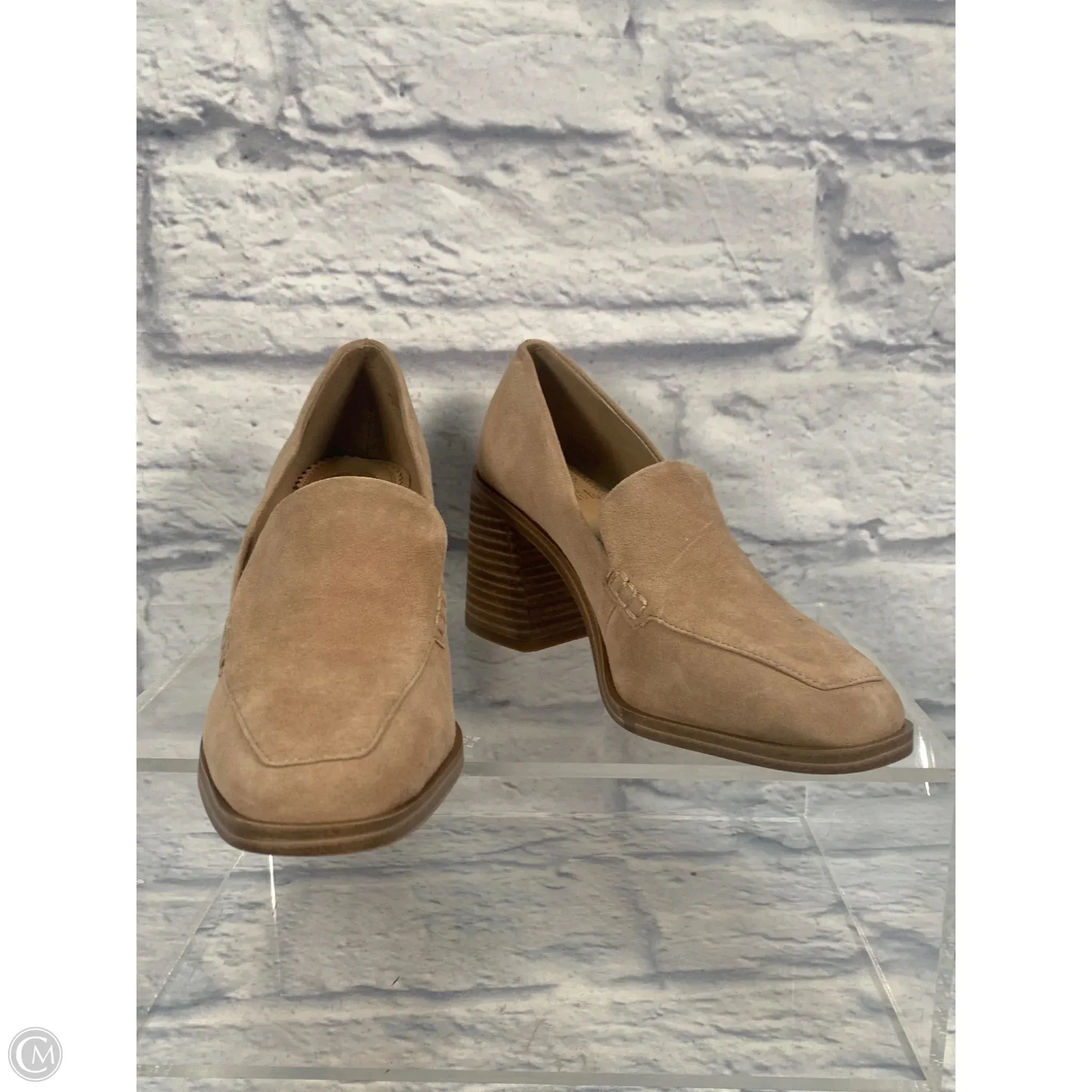 Shoes Heels Block By Vince Camuto In Tan, Size: 6.5 Fashion Booties Classic Design