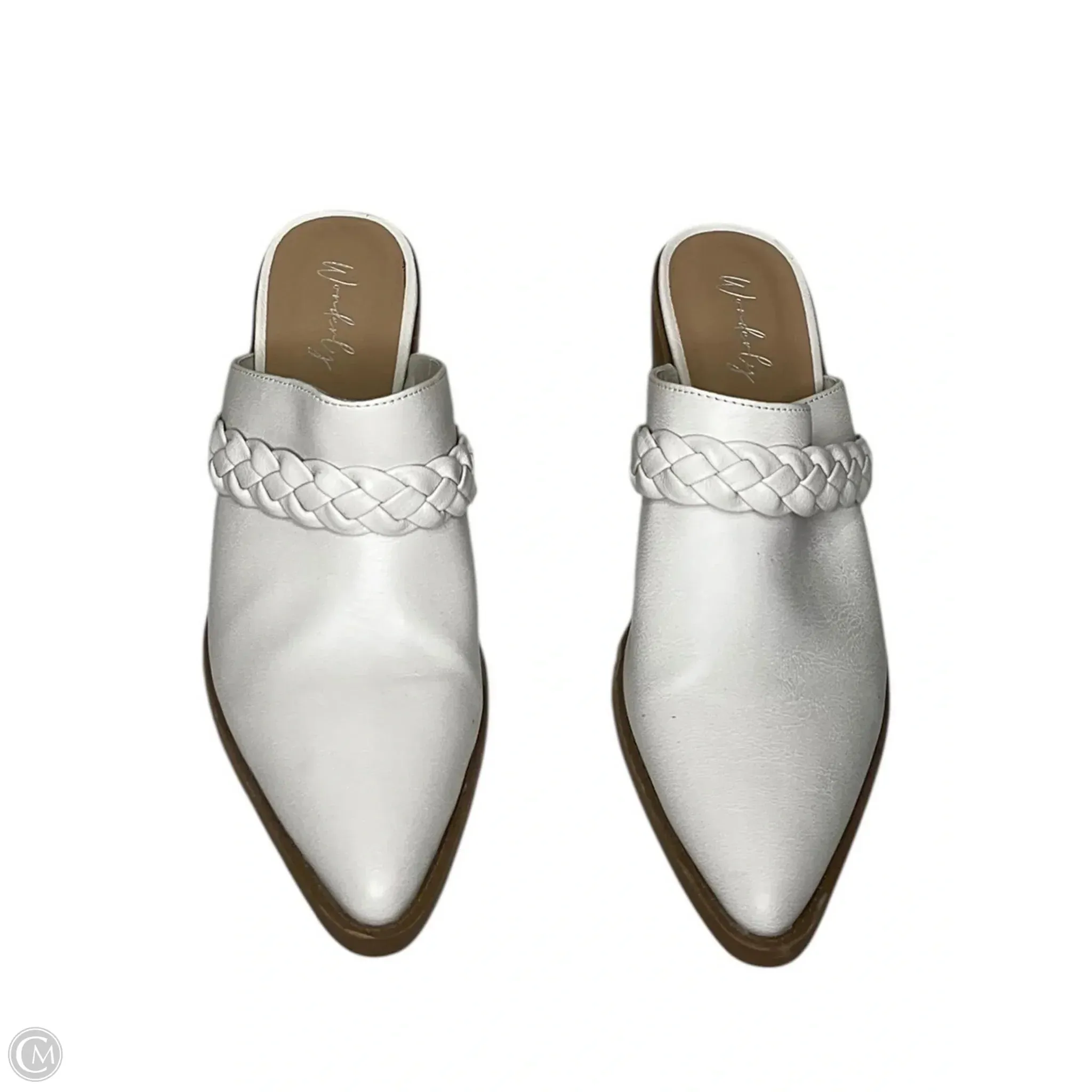 Shoes Heels Block By Wonderly In White, Size: 9 Elegant Booties