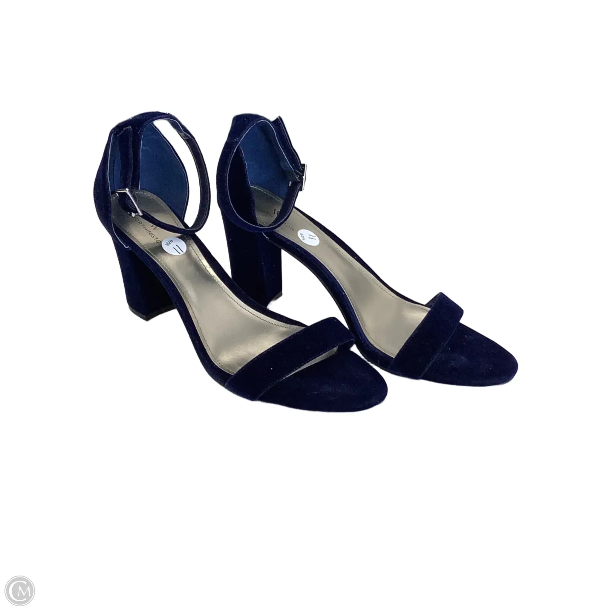 Shoes Heels Block By Worthington In Navy, Size: 11 Clear Sandals for Weddings