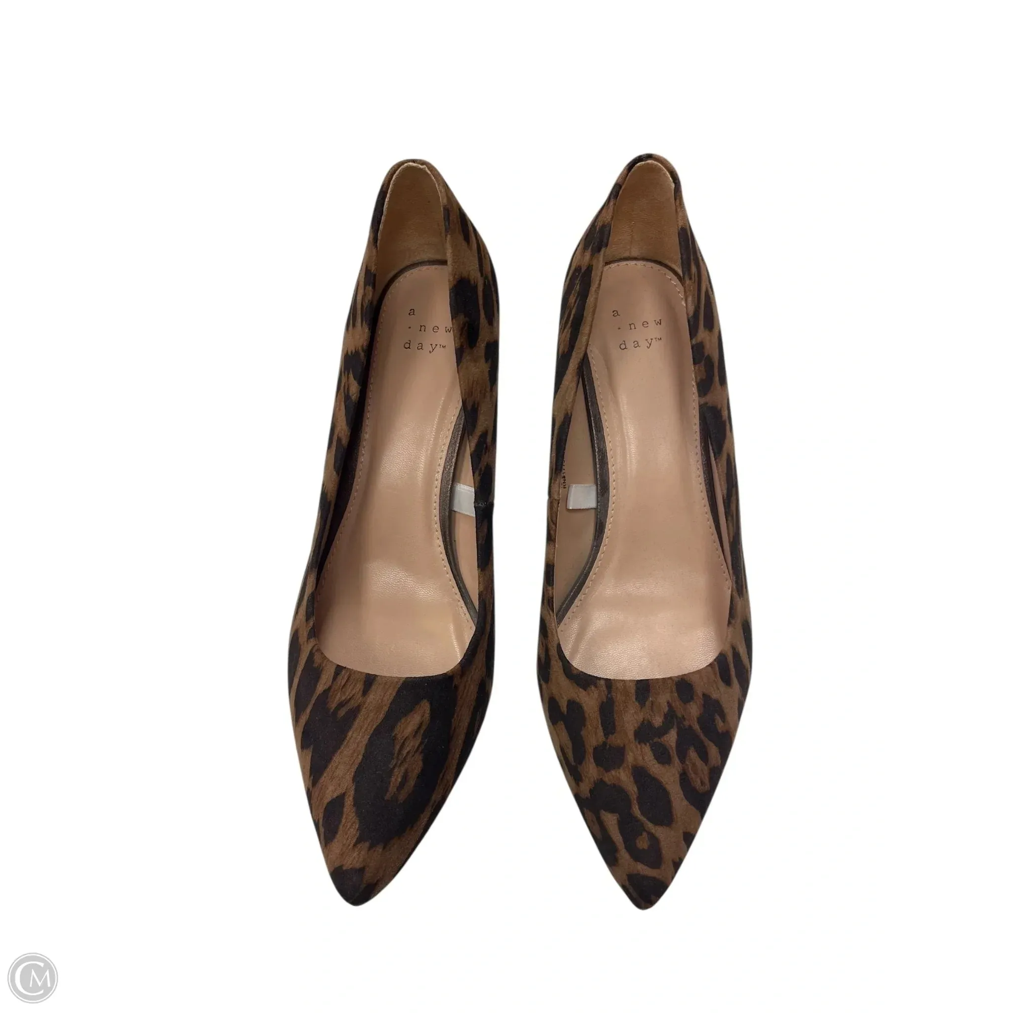 Shoes Heels Stiletto By A New Day In Animal Print, Size: 8.5 Chic White Stilettos