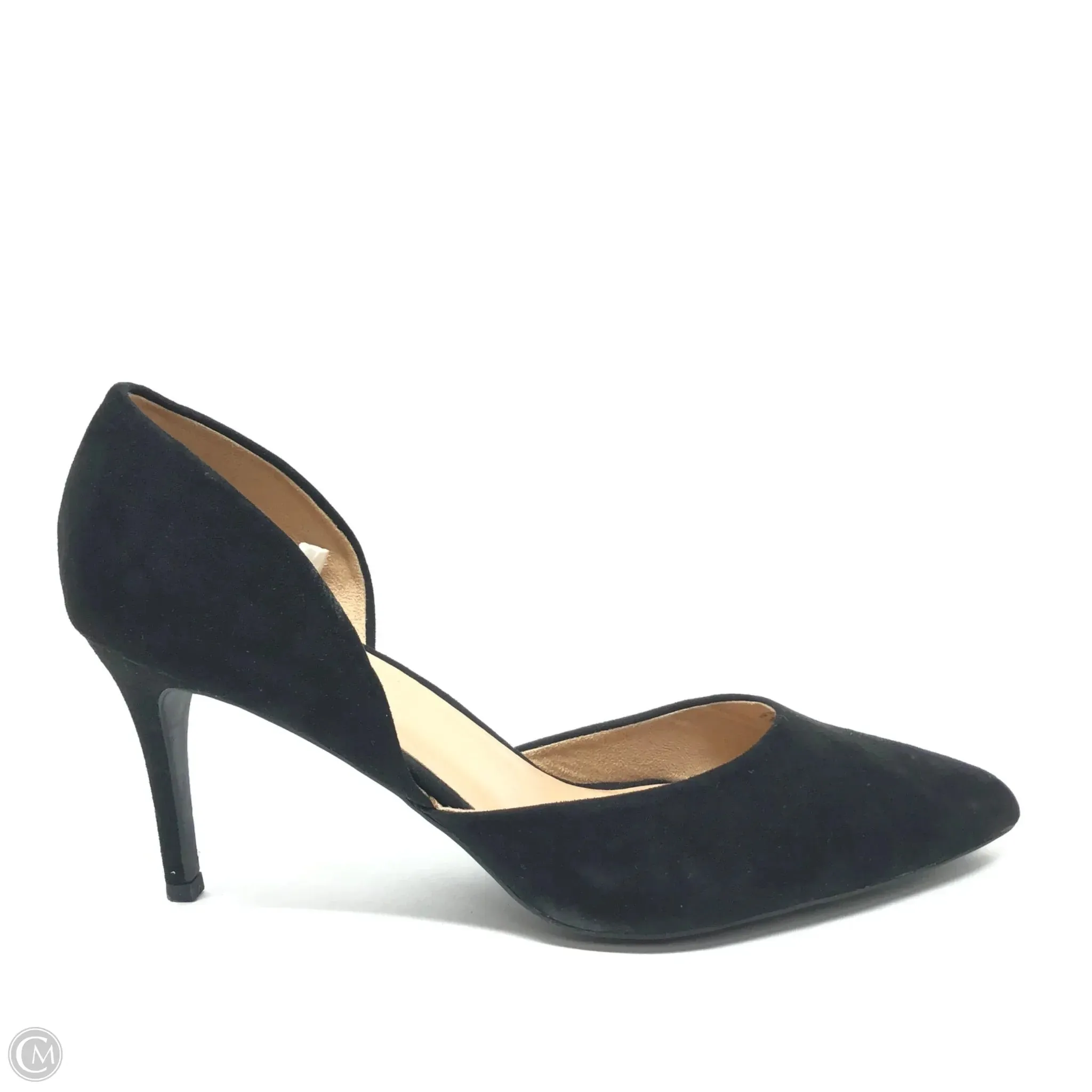 Leather Insole party look Shoes Heels Stiletto By A New Day In Black, Size: 11