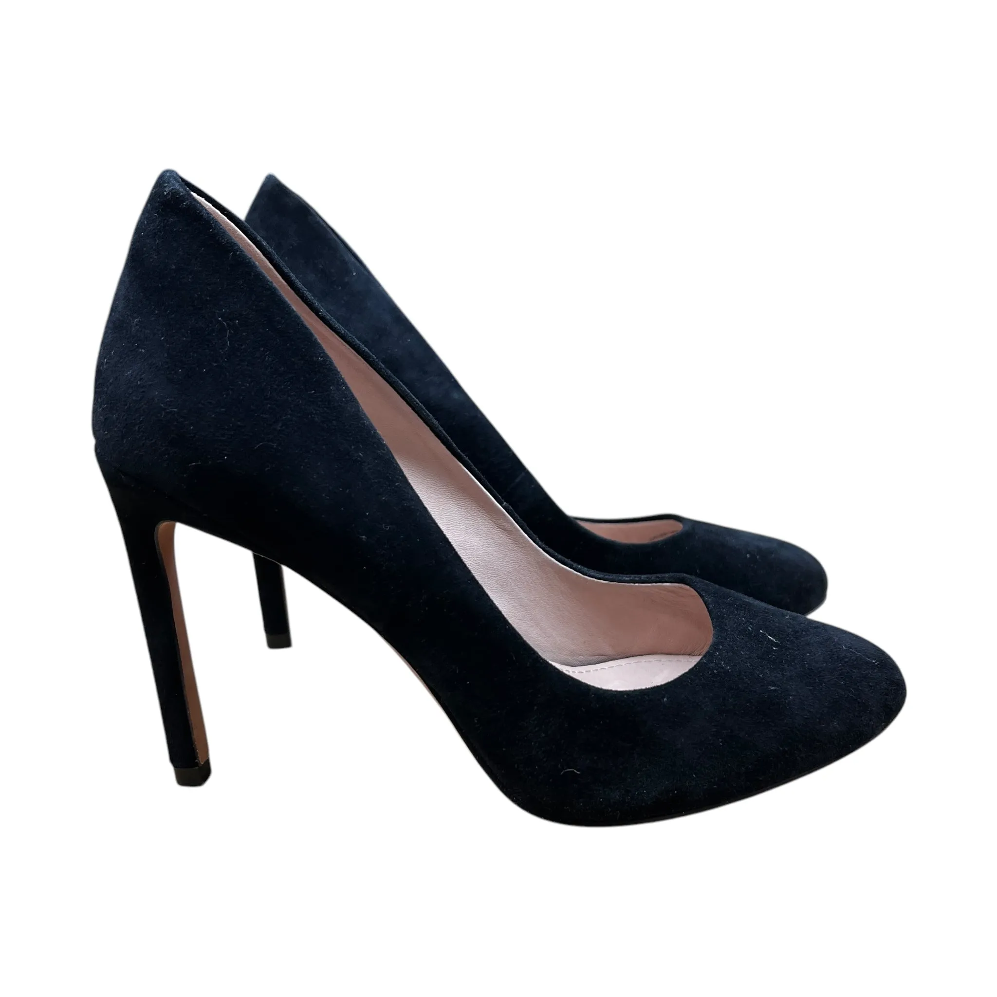 Open Back Heeled Sandals Metallic Stilettos Shoes Heels Stiletto By A&D  In Black, Size:6