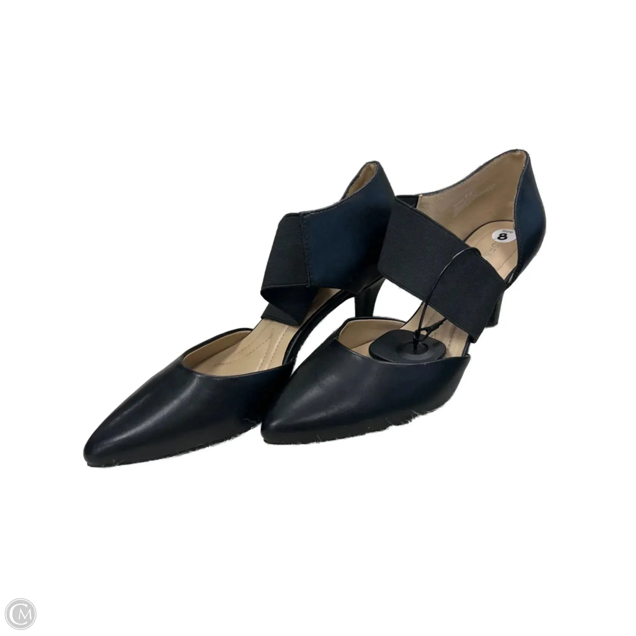Sophisticated Pumps Ankle Support Shoes Heels Stiletto By Andrew Gellar In Black, Size: 8