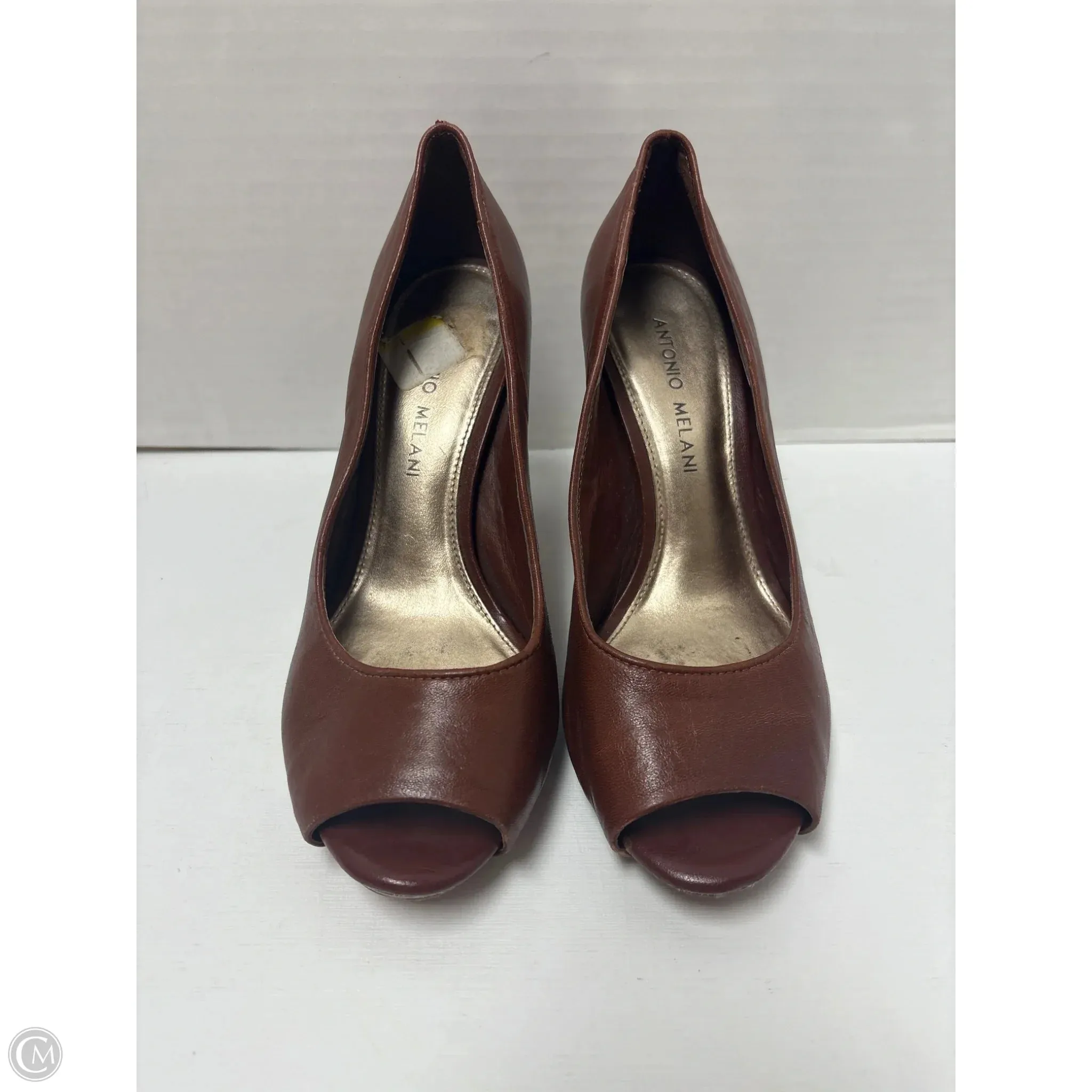 Shoes Heels Stiletto By Antonio Melani In Brown, Size: 5.5 Slip-On Heels