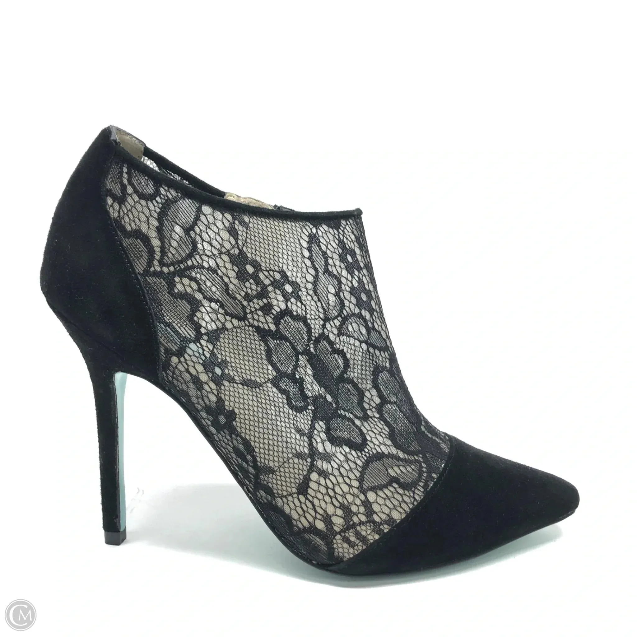 Shoes Heels Stiletto By Betsey Johnson In Black, Size: 8 Footwear Style Strappy Heeled Sandals