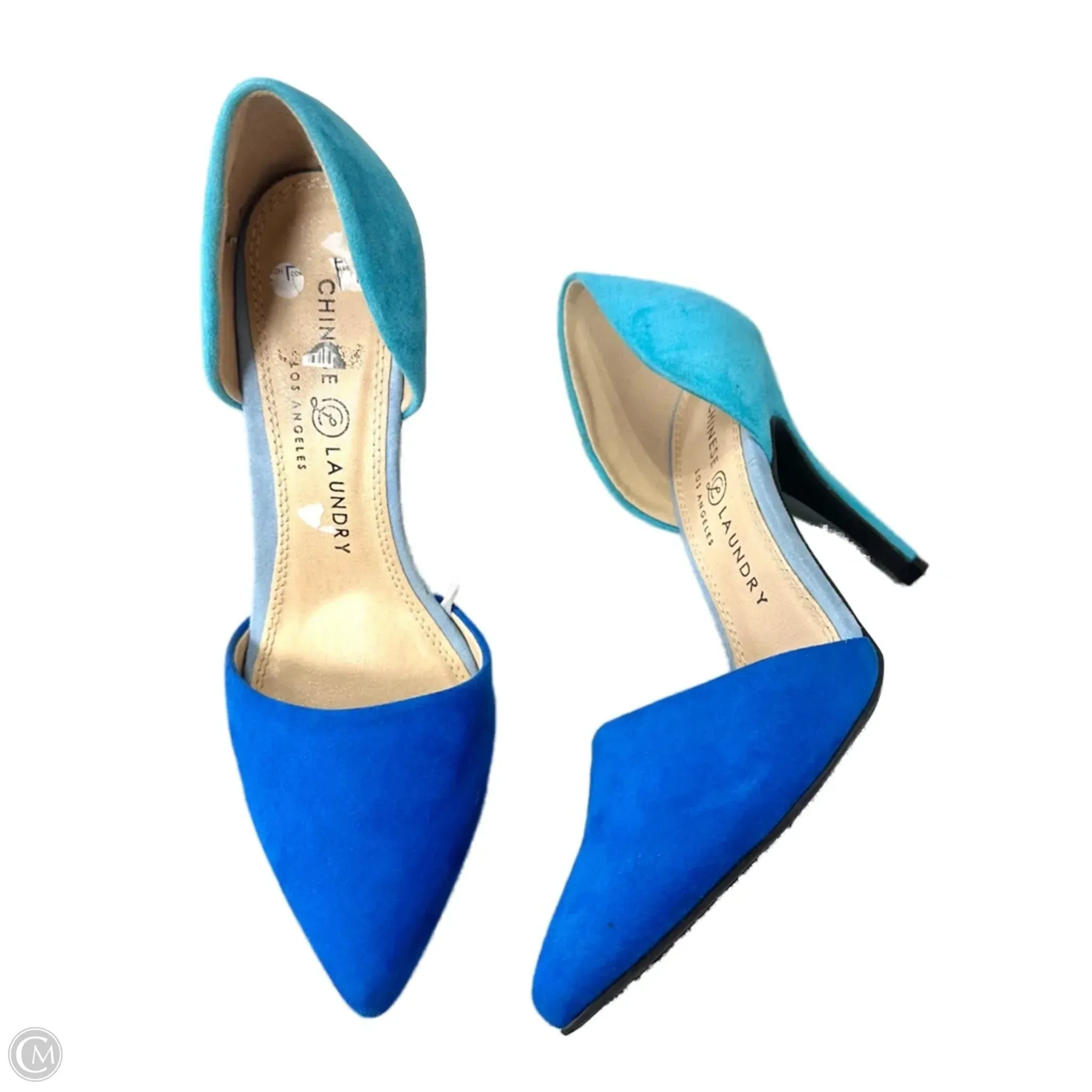 Shoes Heels Stiletto By Chinese Laundry In Blue, Size: 8.5 party look