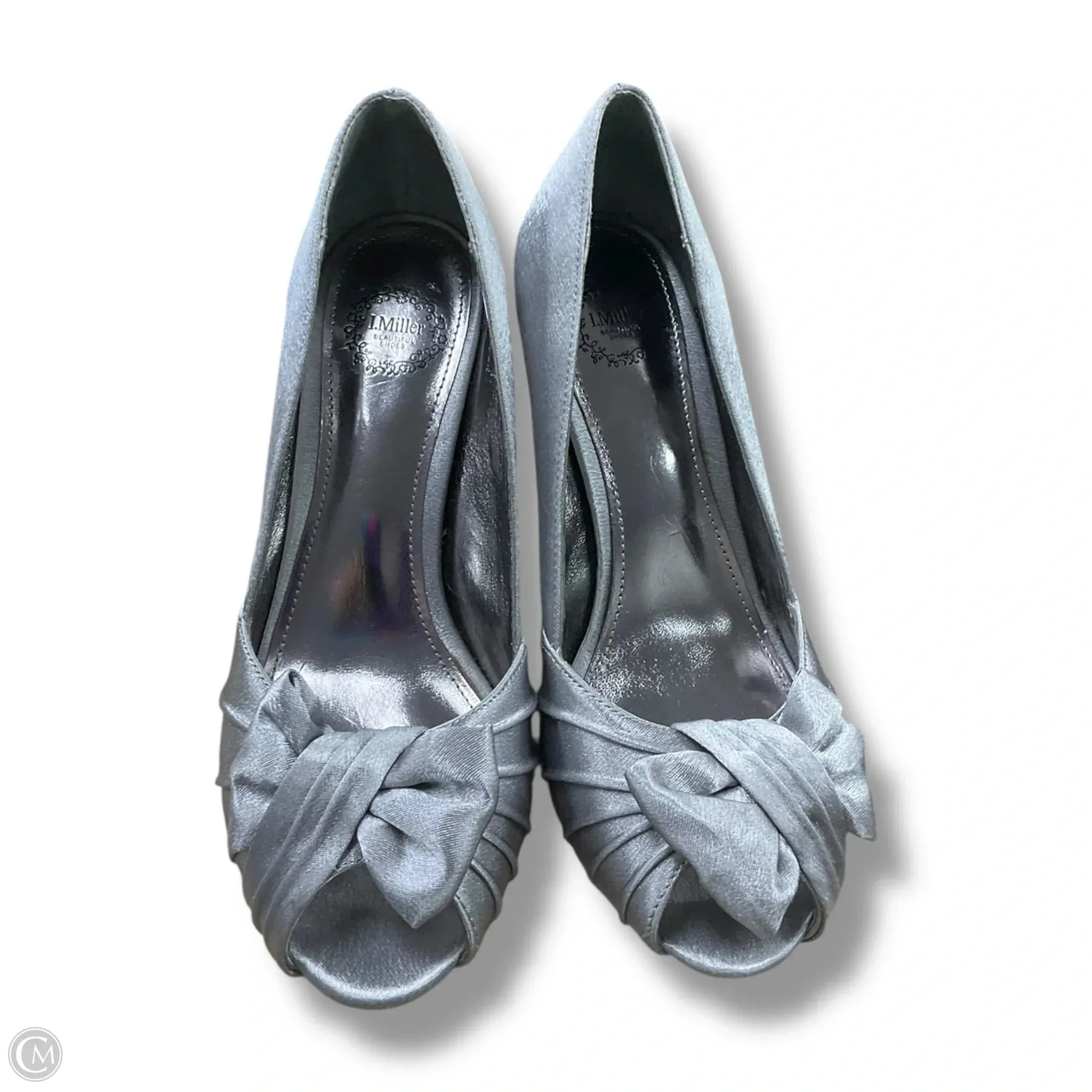 Energetic Mood Shoes Heels Stiletto By Clothes Mentor In Silver, Size: 6.5