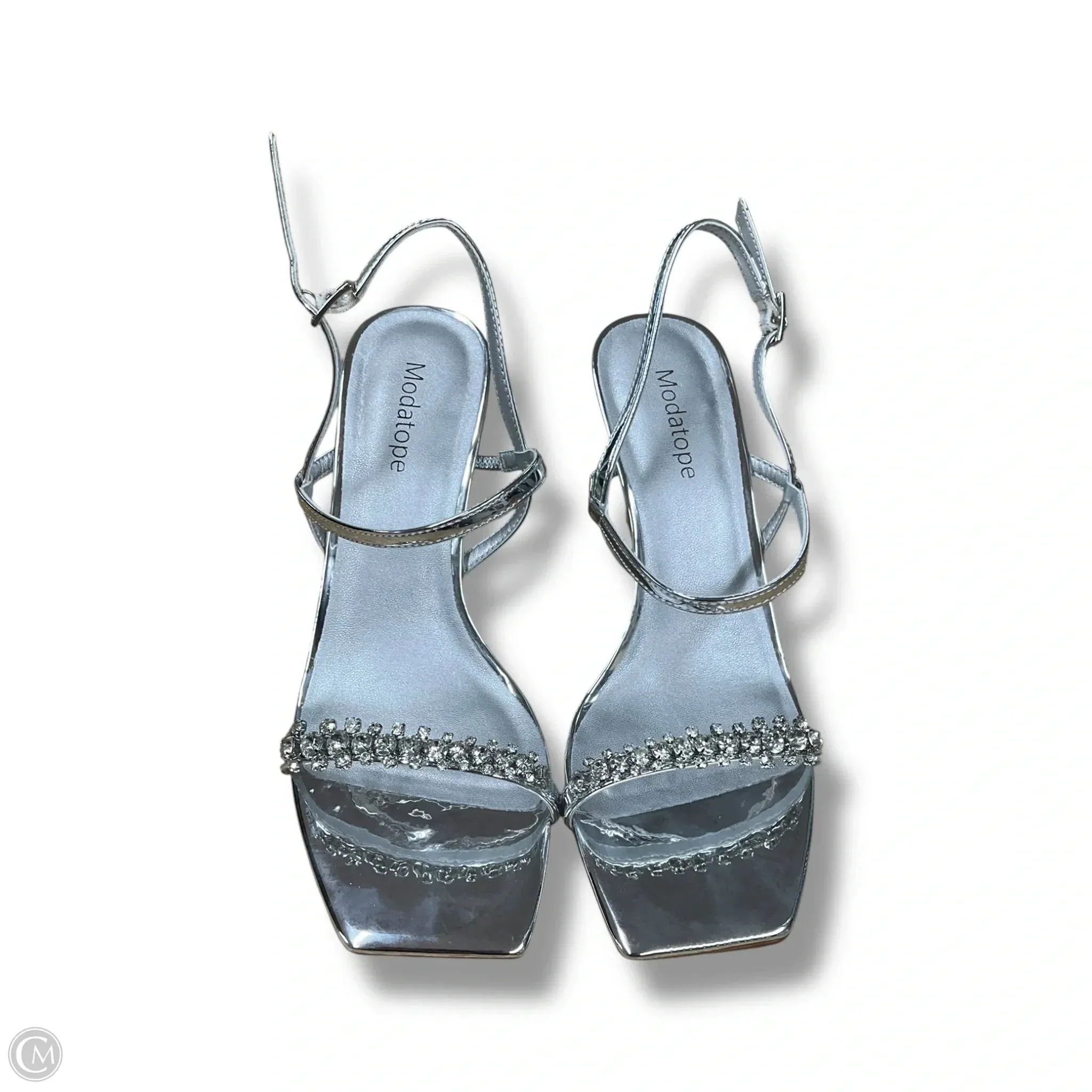 Shoes Heels Stiletto By Clothes Mentor In Silver, Size: 8 Smooth Style