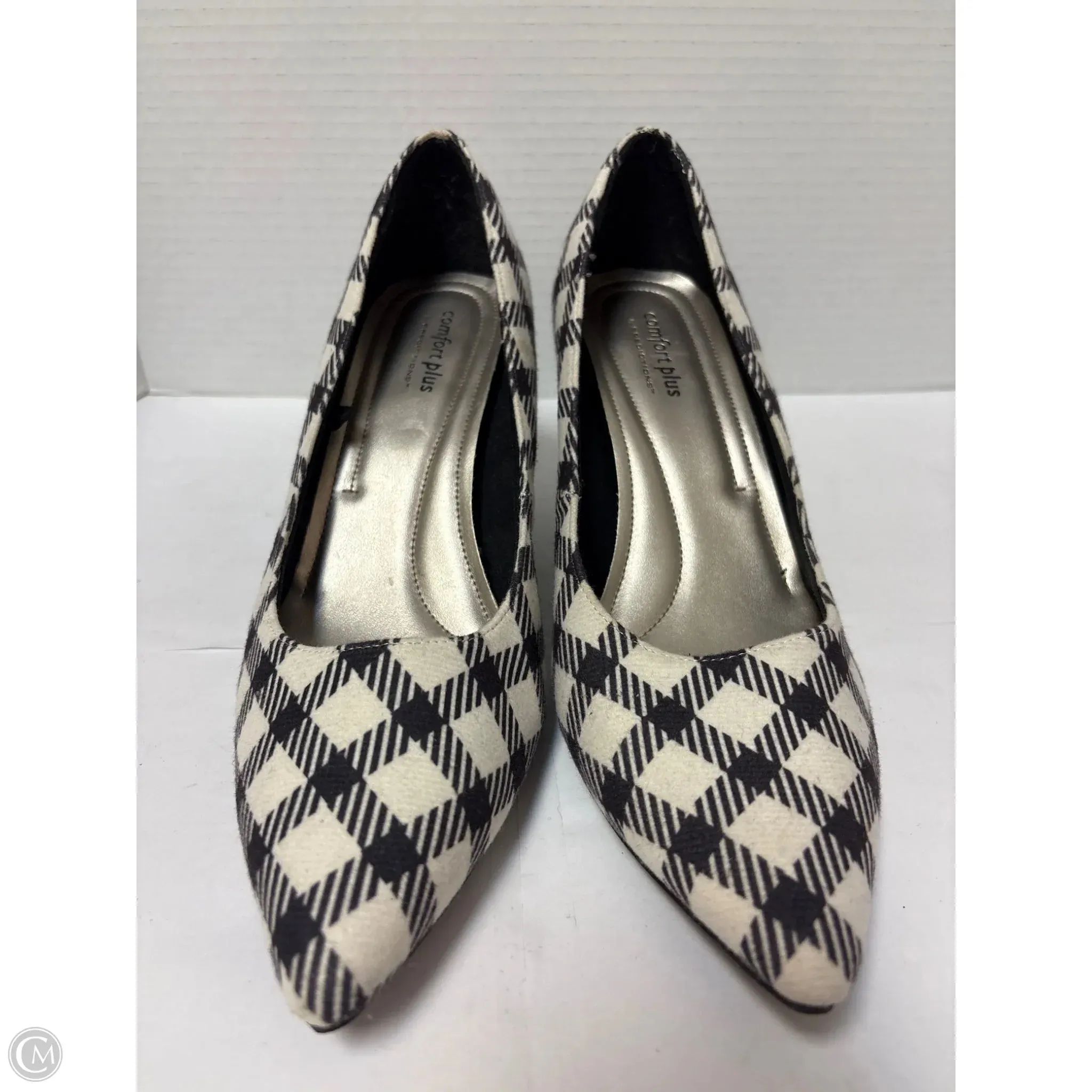 hypoallergenic Shoes Heels Stiletto By Comfort Plus In Black, Size: 9.5