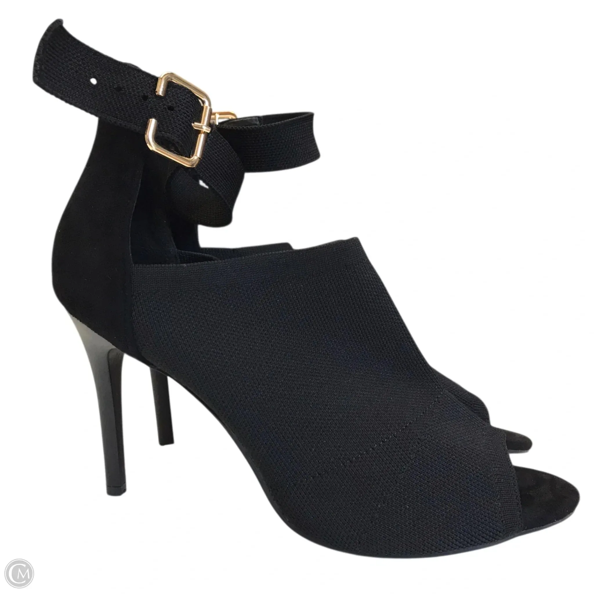 Shoes Heels Stiletto By Cuccoo In Black, Size: 10.5 Statement Color