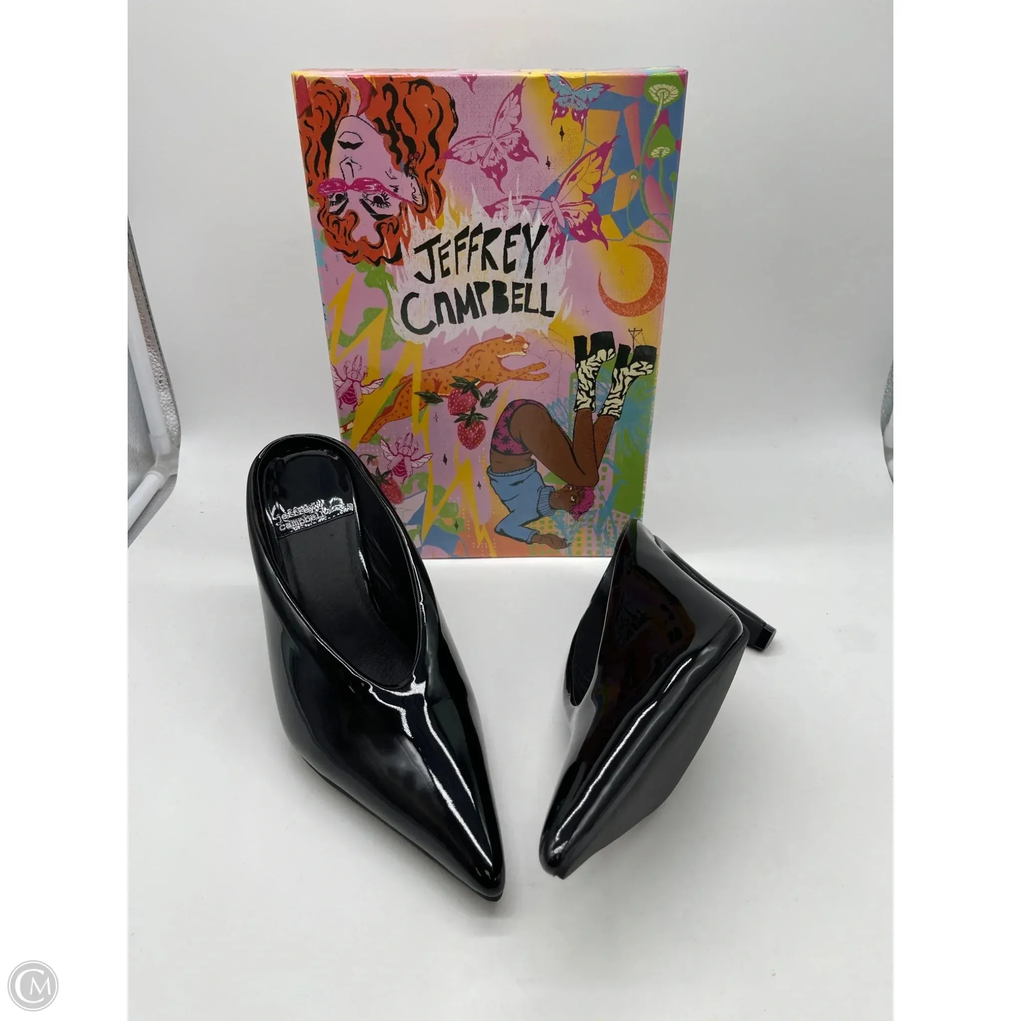 Shoes Heels Stiletto By Jeffrey Campbell In Black, Size: 8 Good Grip