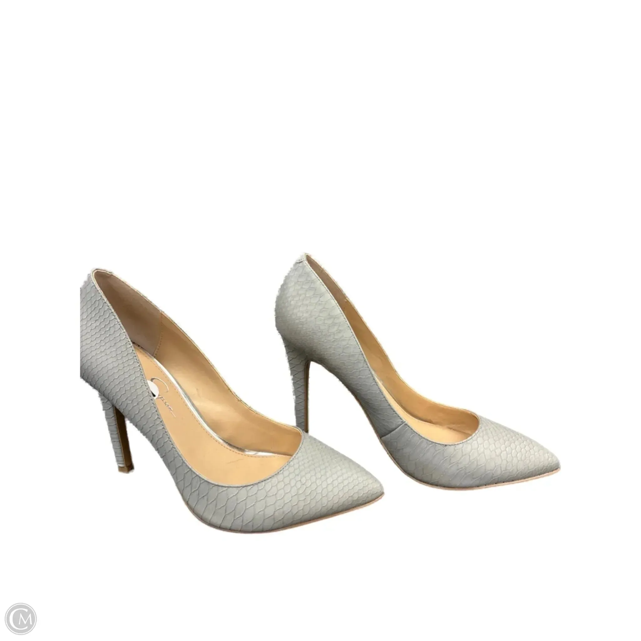 Shoes Heels Stiletto By Jessica Simpson In Snakeskin Print, Size: 9 Sturdy Build Power Outfit